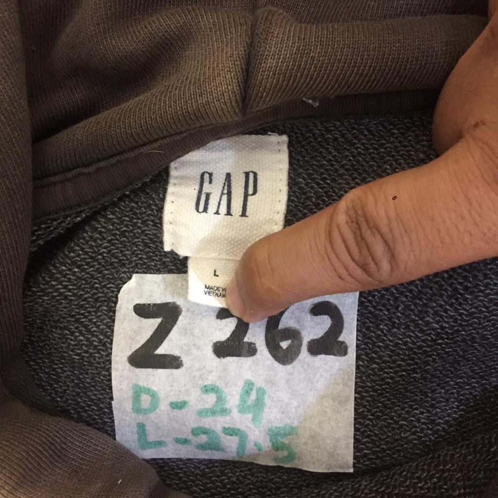Gap × Vintage Z262 SUN FADED GAP KANYE WEST STYLE HOODIE SWEATSHIRT Size US L / EU 52-54 / 3 - 4 Thumbnail