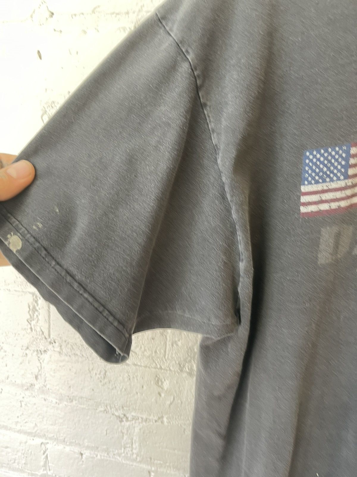 Harley Davidson × Vintage Vintage THRASHED Sun Fade Classic Harley Davidson Shirt XL Size US XL / EU 56 / 4 - 7 Thumbnail