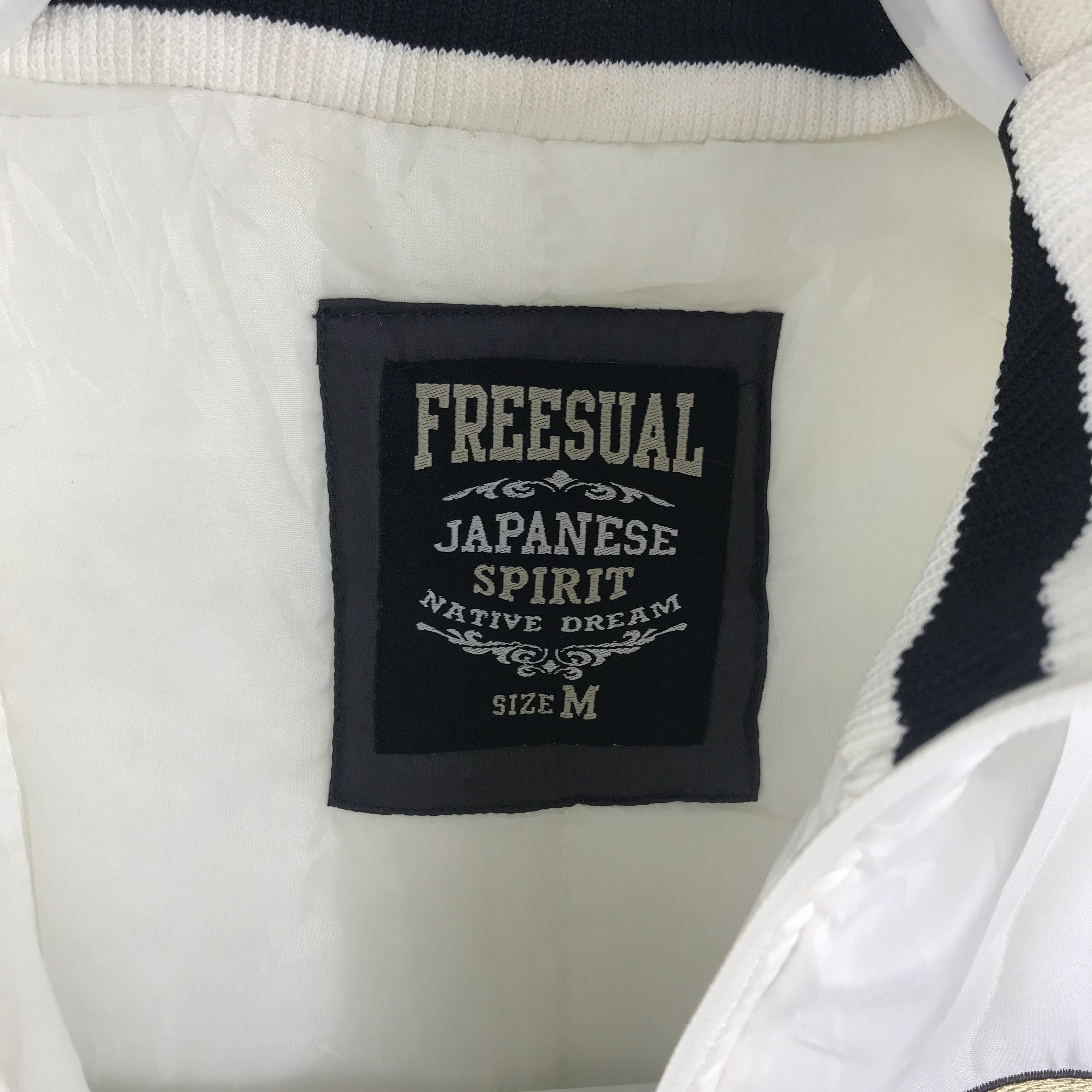 Japanese Brand Z266 RARE JAPANESE WIND GOD EMBROIDERED SUKARJAN JACKET Size US M / EU 48-50 / 2 - 5 Thumbnail
