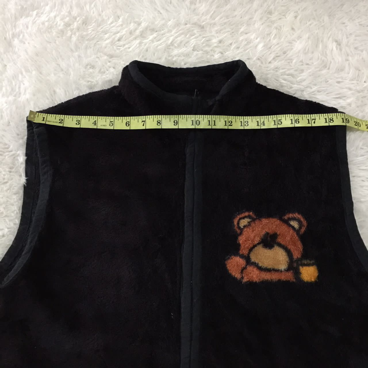 Japanese Brand Bear Printed Vest Fleece Size US M / EU 48-50 / 2 - 8 Thumbnail