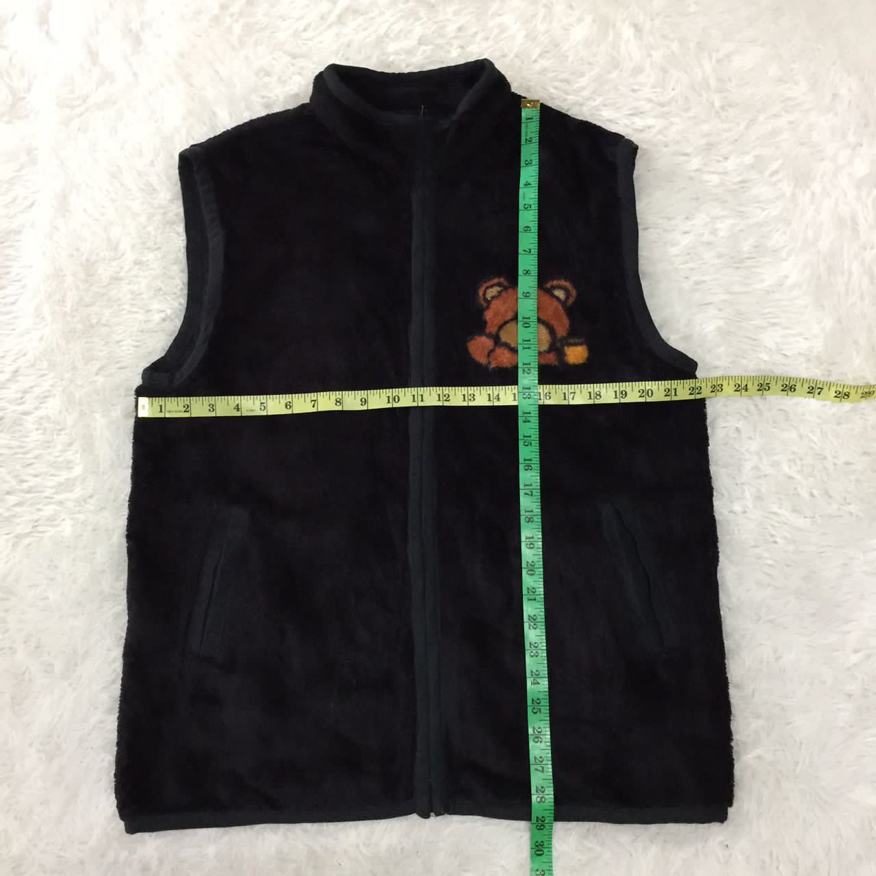 Japanese Brand Bear Printed Vest Fleece Size US M / EU 48-50 / 2 - 7 Thumbnail