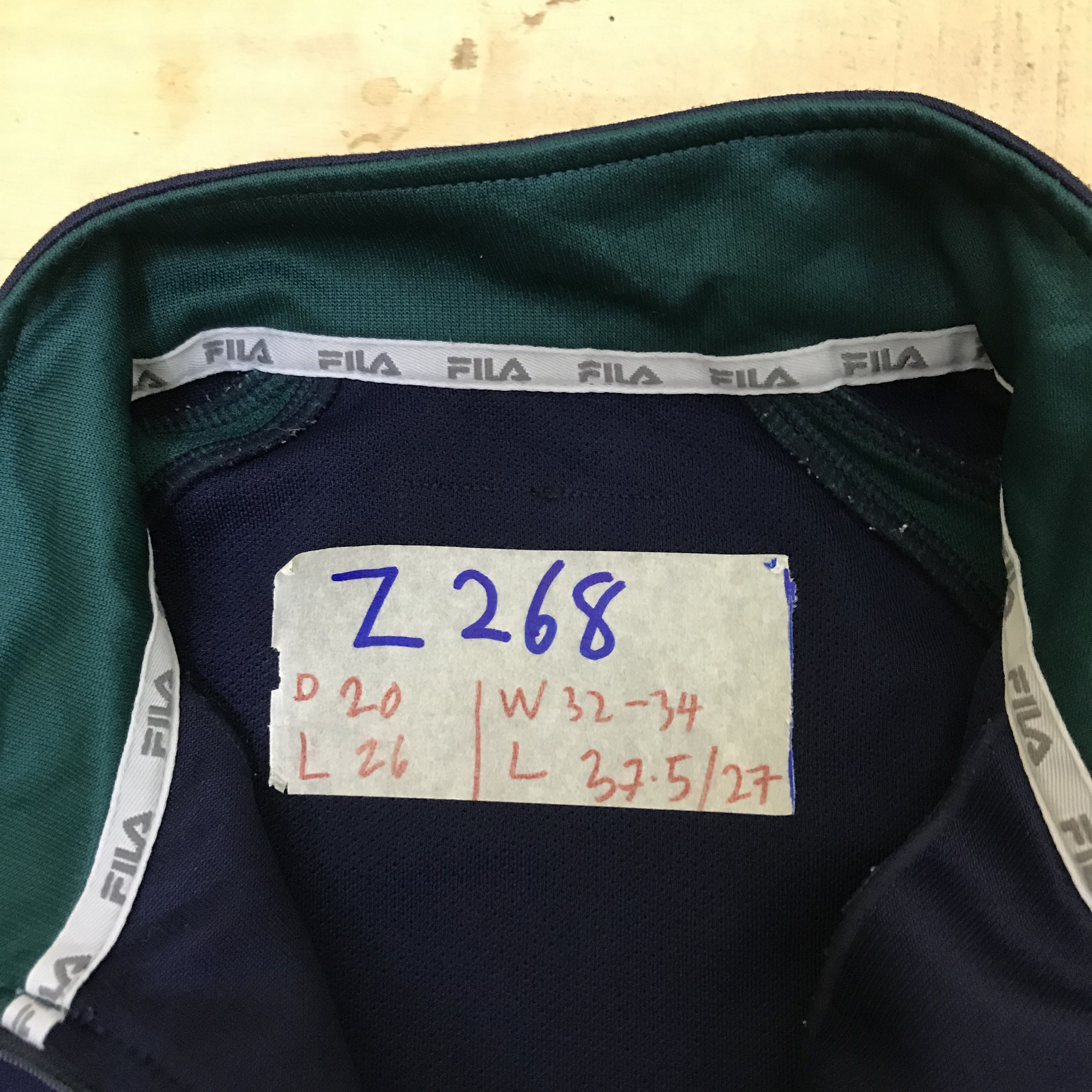 Fila × Vintage Z268 ARIMA FILA ONE SET TRAINING JACKET AND PANTS Size US M / EU 48-50 / 2 - 2 Thumbnail