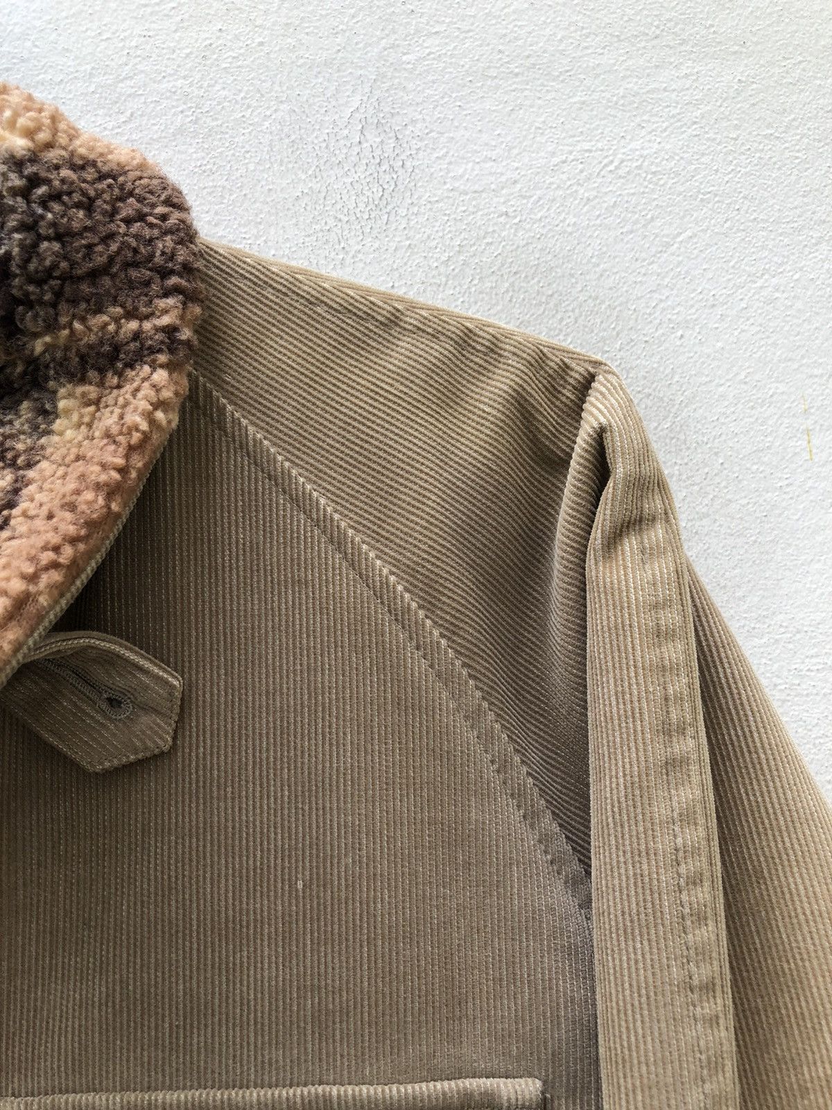 GOODENOUGH Goodenough Resonate Sherpa Lined Corduroy Parka Jacket Size US L / EU 52-54 / 3 - 3 Thumbnail