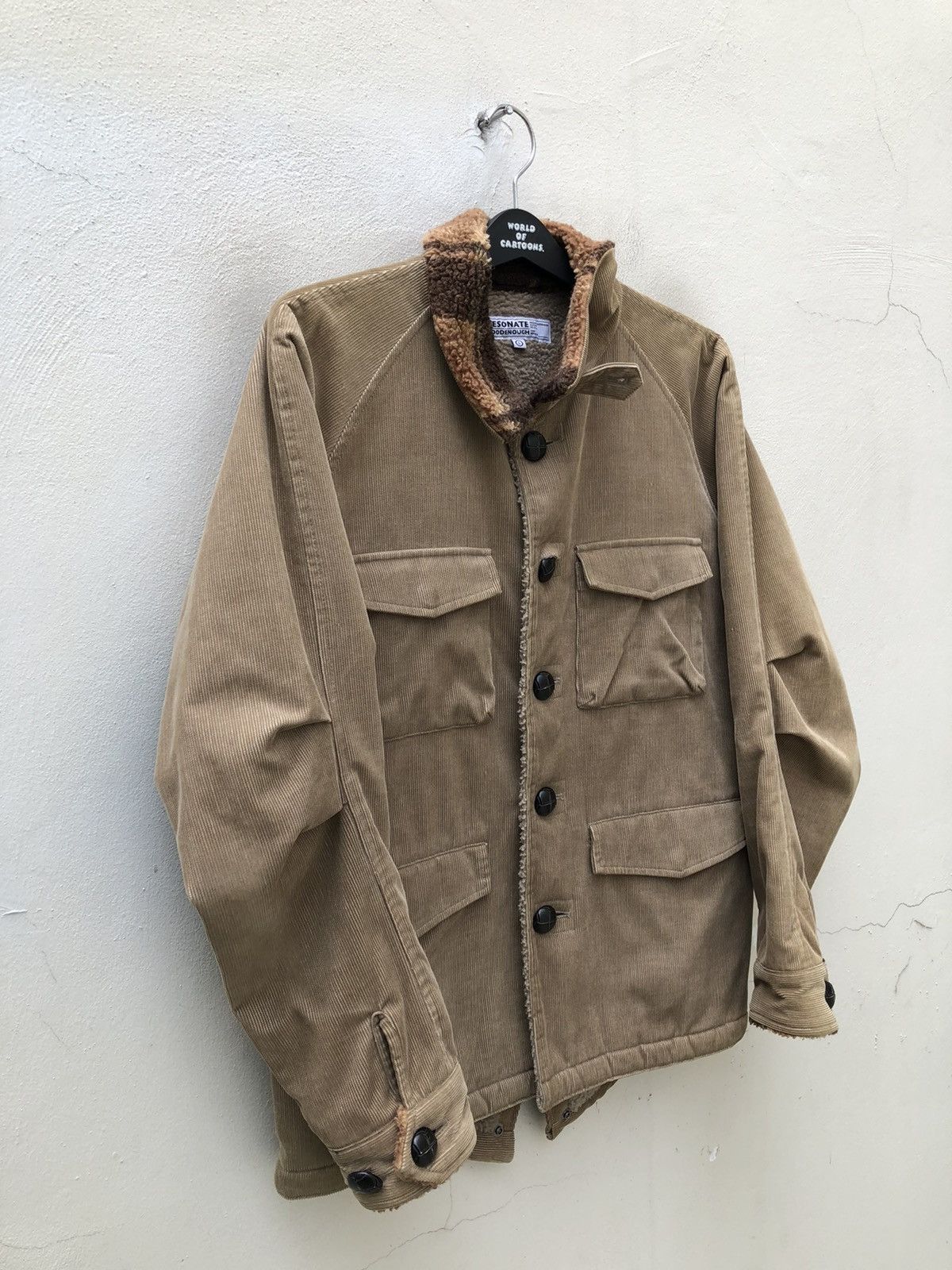 GOODENOUGH Goodenough Resonate Sherpa Lined Corduroy Parka Jacket Size US L / EU 52-54 / 3 - 5 Thumbnail