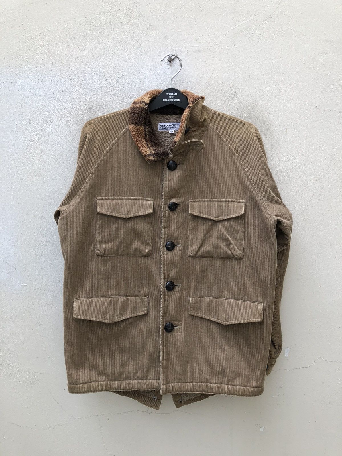 GOODENOUGH Goodenough Resonate Sherpa Lined Corduroy Parka Jacket Size US L / EU 52-54 / 3 - 8 Thumbnail