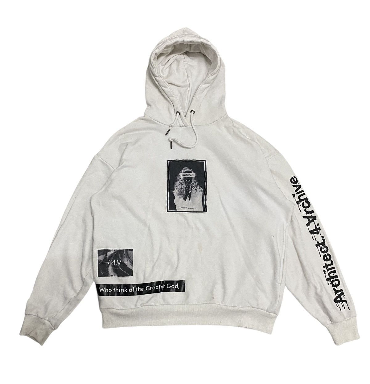 Pre-owned Architect X Vintage Architect 4 Archive White Hoodie