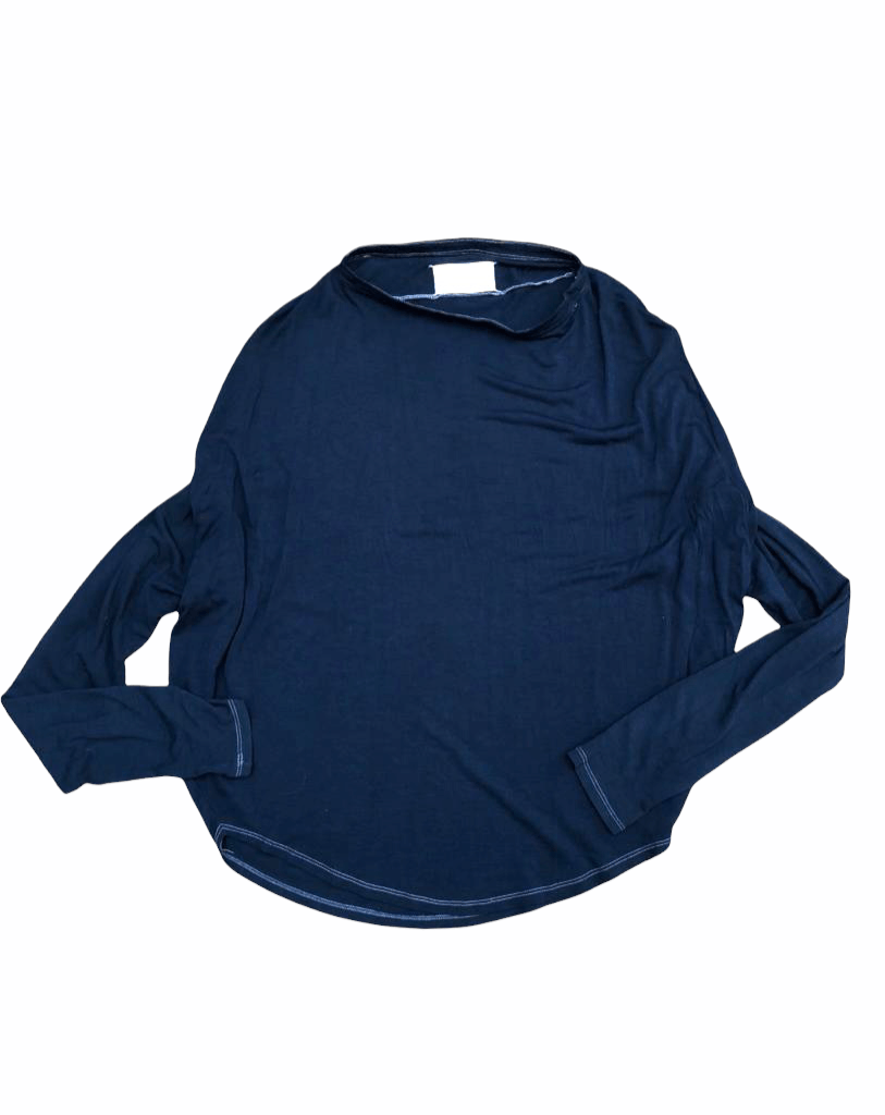 Maison Margiela SS 2009 Navy Circular - Circle Longsleeves Size US S / EU 44-46 / 1 - 1 Thumbnail