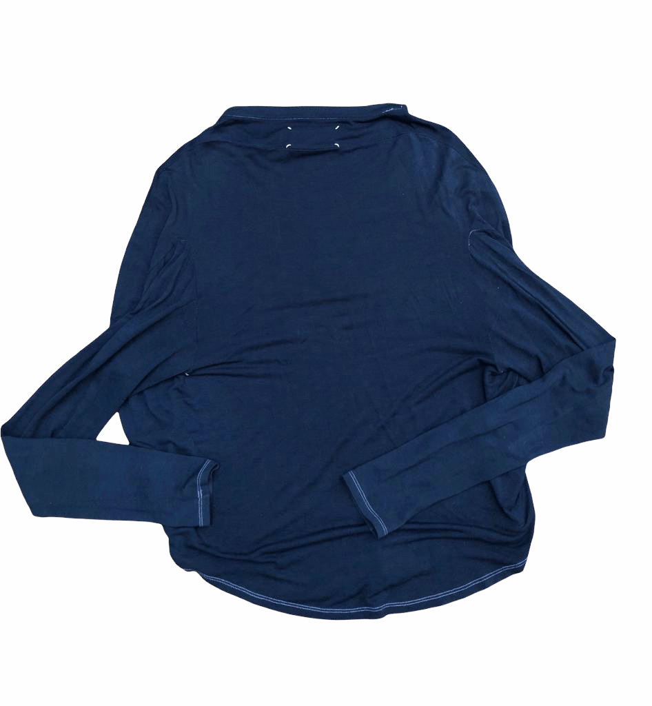 Maison Margiela SS 2009 Navy Circular - Circle Longsleeves Size US S / EU 44-46 / 1 - 3 Thumbnail