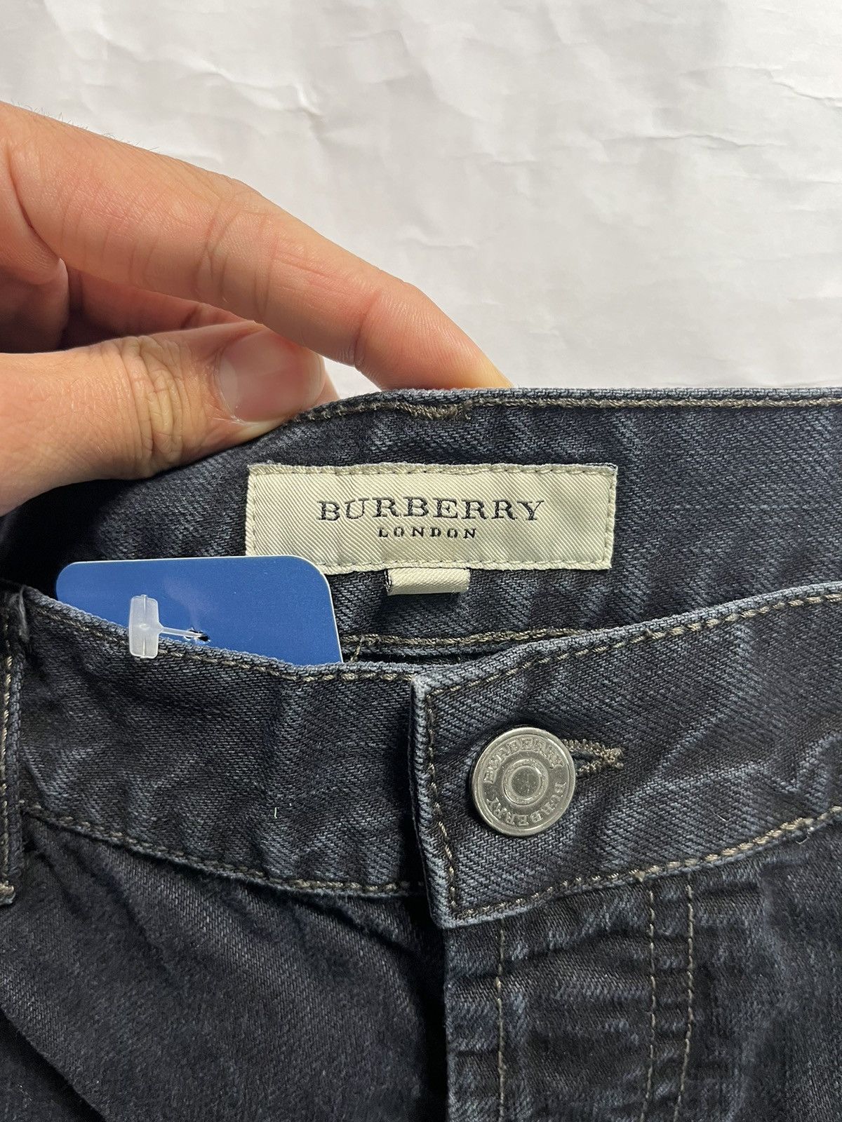 Burberry × Designer Burberry London Black Denim Jeans Size US 38 / EU 54 - 4 Thumbnail
