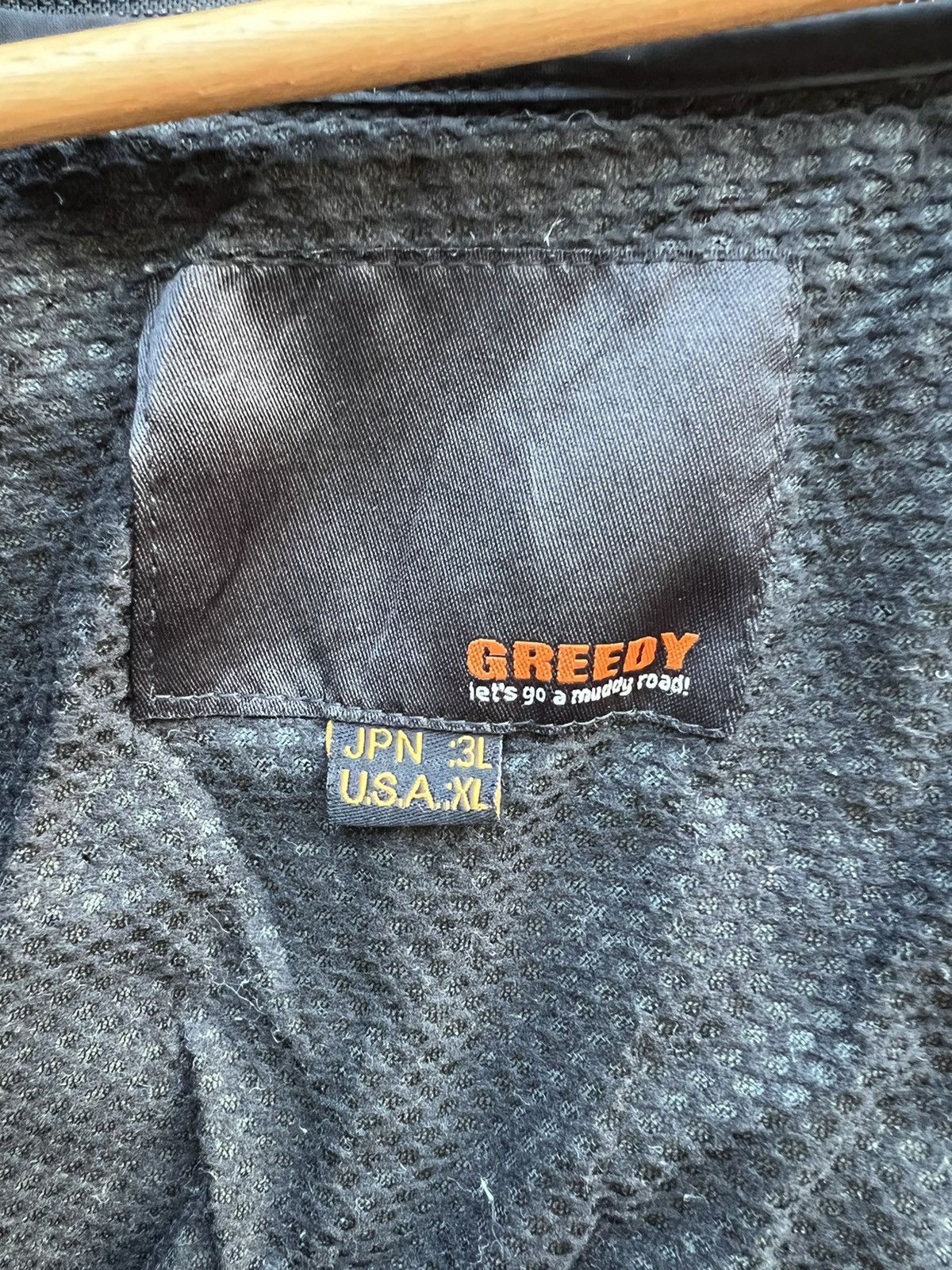 Greedy Genius × Sports Specialties × Vintage Vintage Greedy Motorcycle Jacket With Elbow Padding Size US XL / EU 56 / 4 - 14 Thumbnail