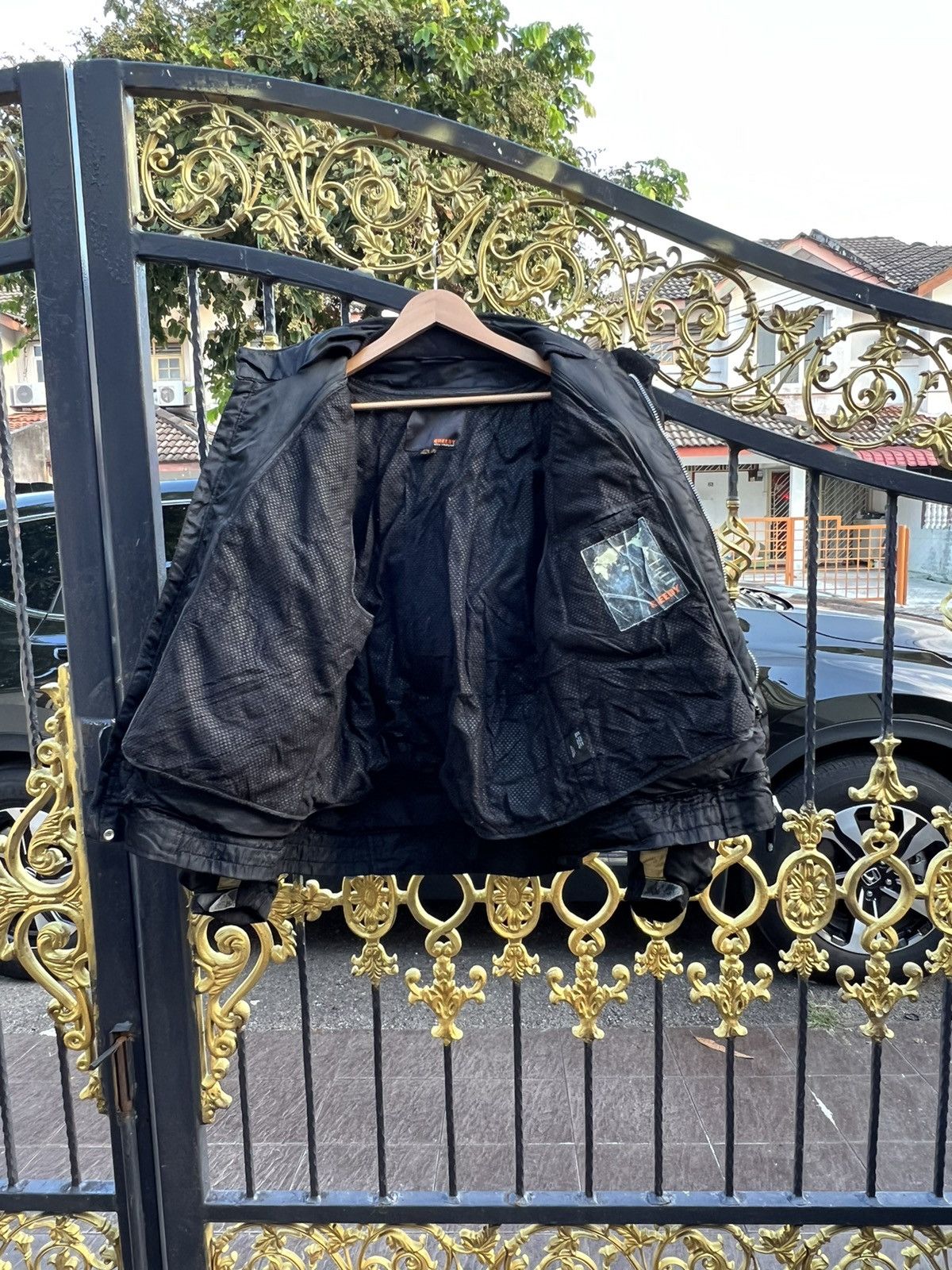 Greedy Genius × Sports Specialties × Vintage Vintage Greedy Motorcycle Jacket With Elbow Padding Size US XL / EU 56 / 4 - 6 Thumbnail