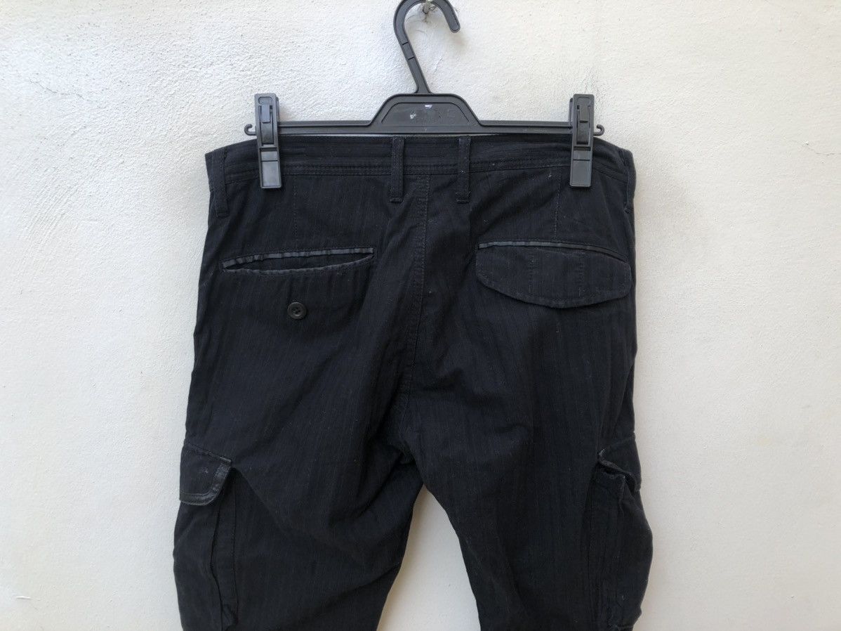 Vintage Rupert Difference Japan Side Tape Stripe Black Cargo Trouser Size US 31 - 14 Thumbnail