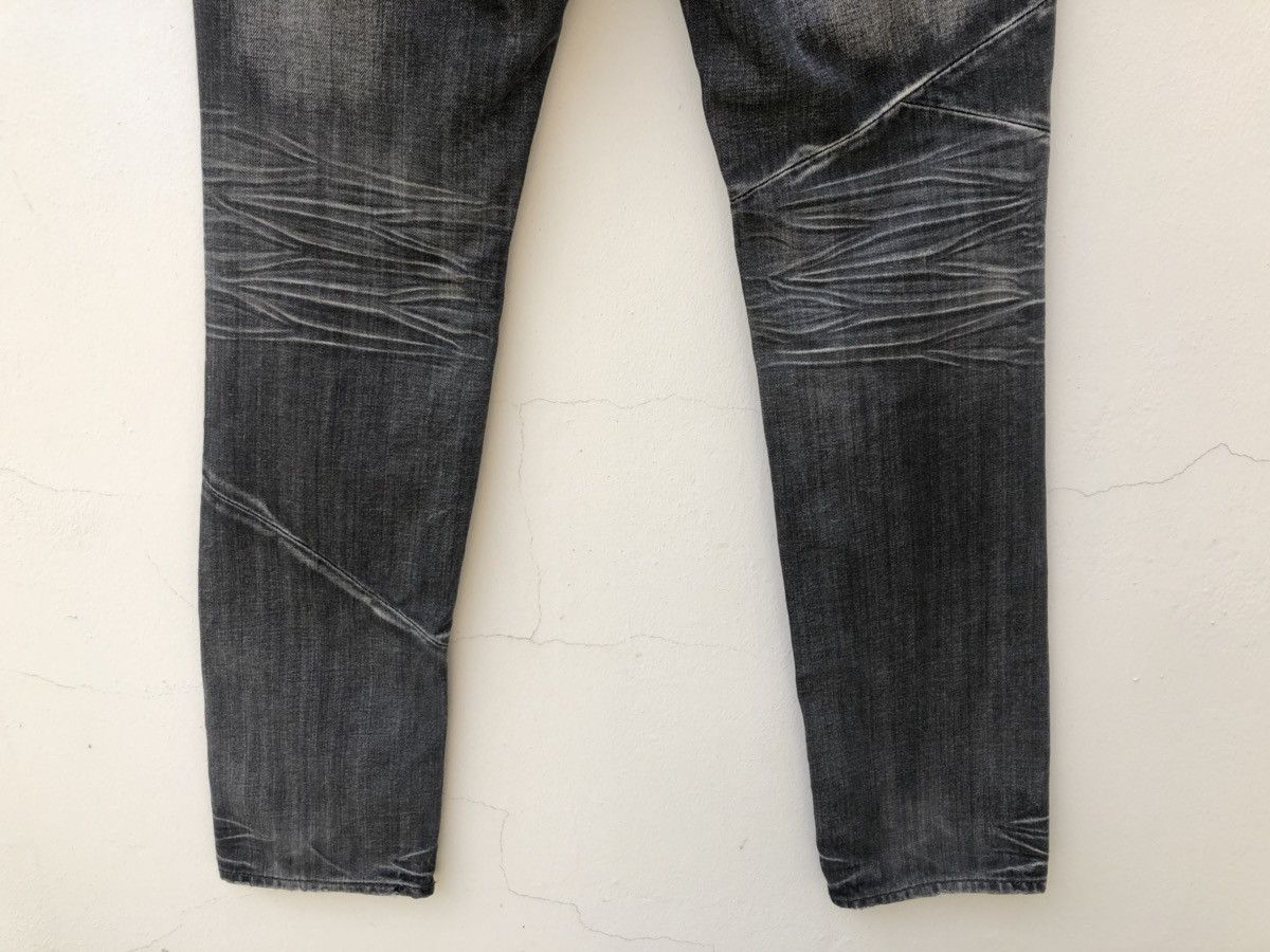 Designer Vintage EDGE X RUPERT Japan Fade Black Patchwork Denim Jeans Size US 31 - 17 Thumbnail