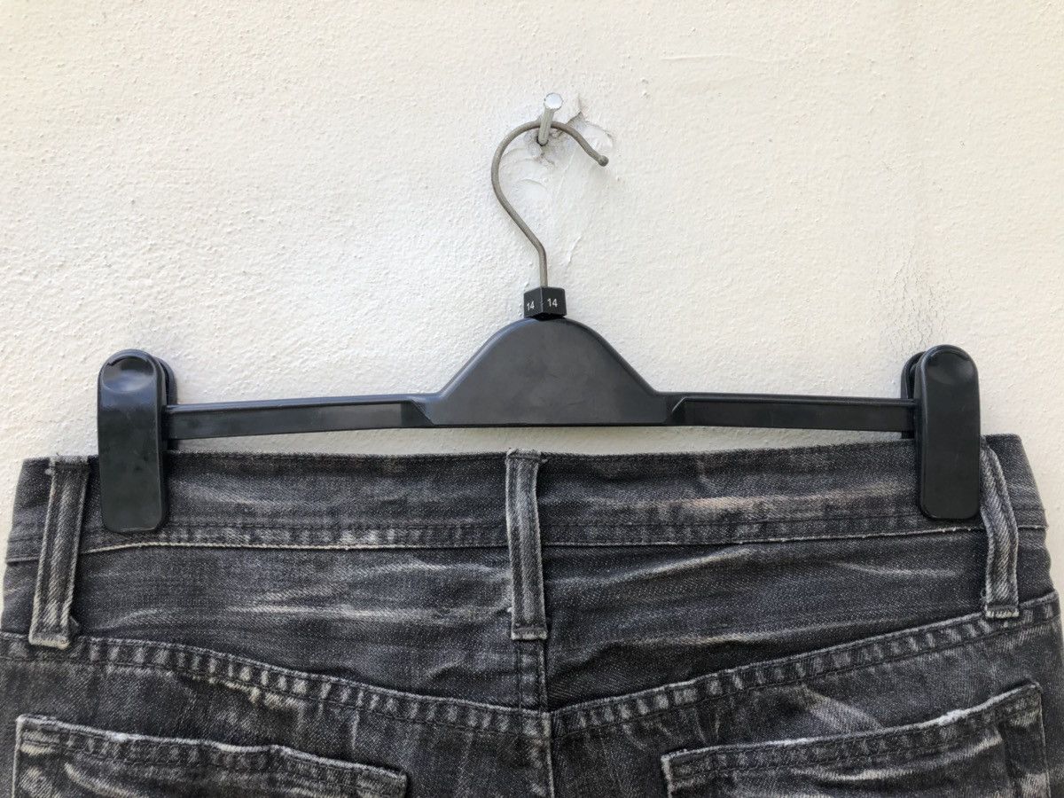 Designer Vintage EDGE X RUPERT Japan Fade Black Patchwork Denim Jeans Size US 31 - 16 Thumbnail