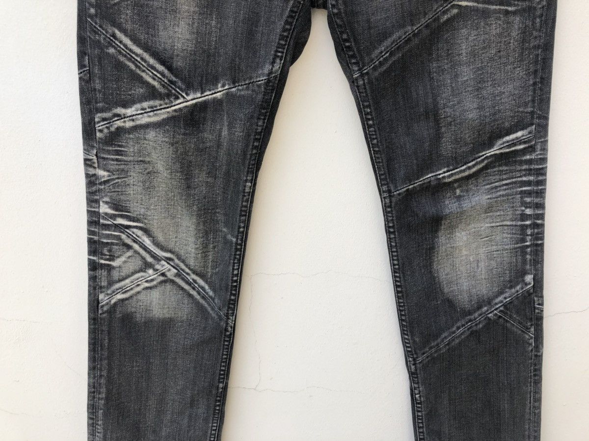 Designer Vintage EDGE X RUPERT Japan Fade Black Patchwork Denim Jeans Size US 31 - 11 Thumbnail