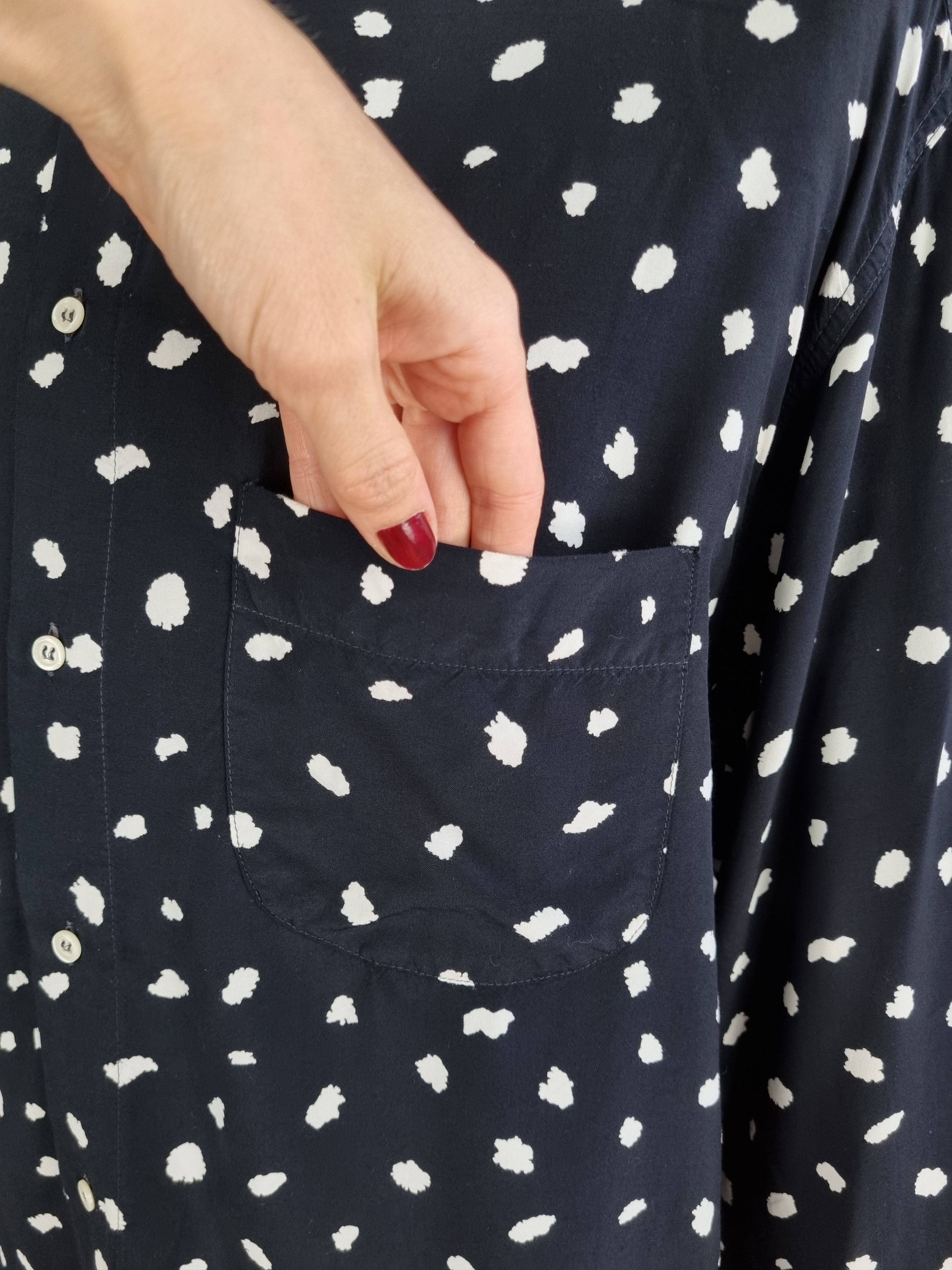 Other Rare STEFANEL Made in Italy Viscose Shirt dot design Size US L / EU 52-54 / 3 - 8 Thumbnail