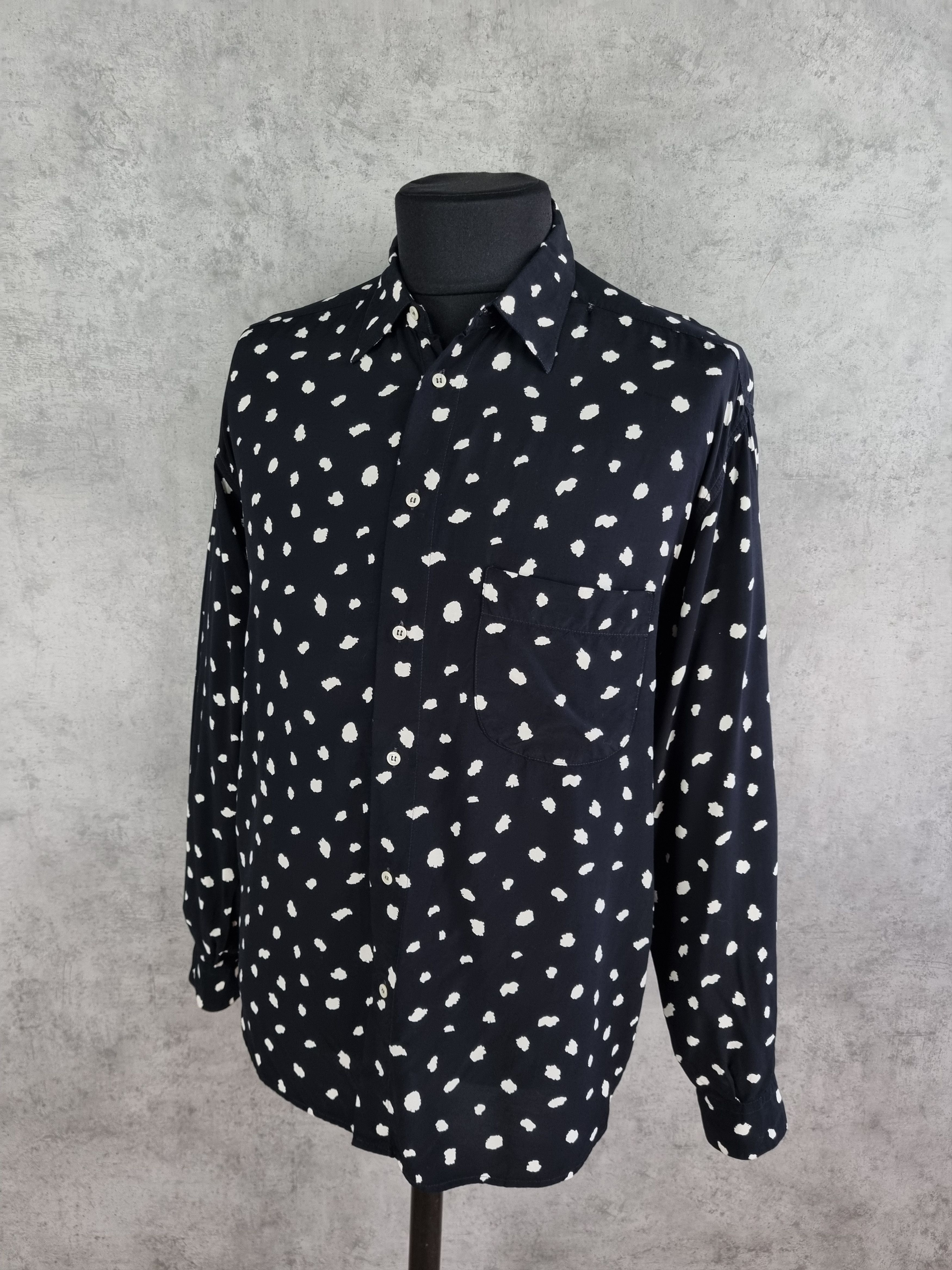 Other Rare STEFANEL Made in Italy Viscose Shirt dot design Size US L / EU 52-54 / 3 - 3 Thumbnail
