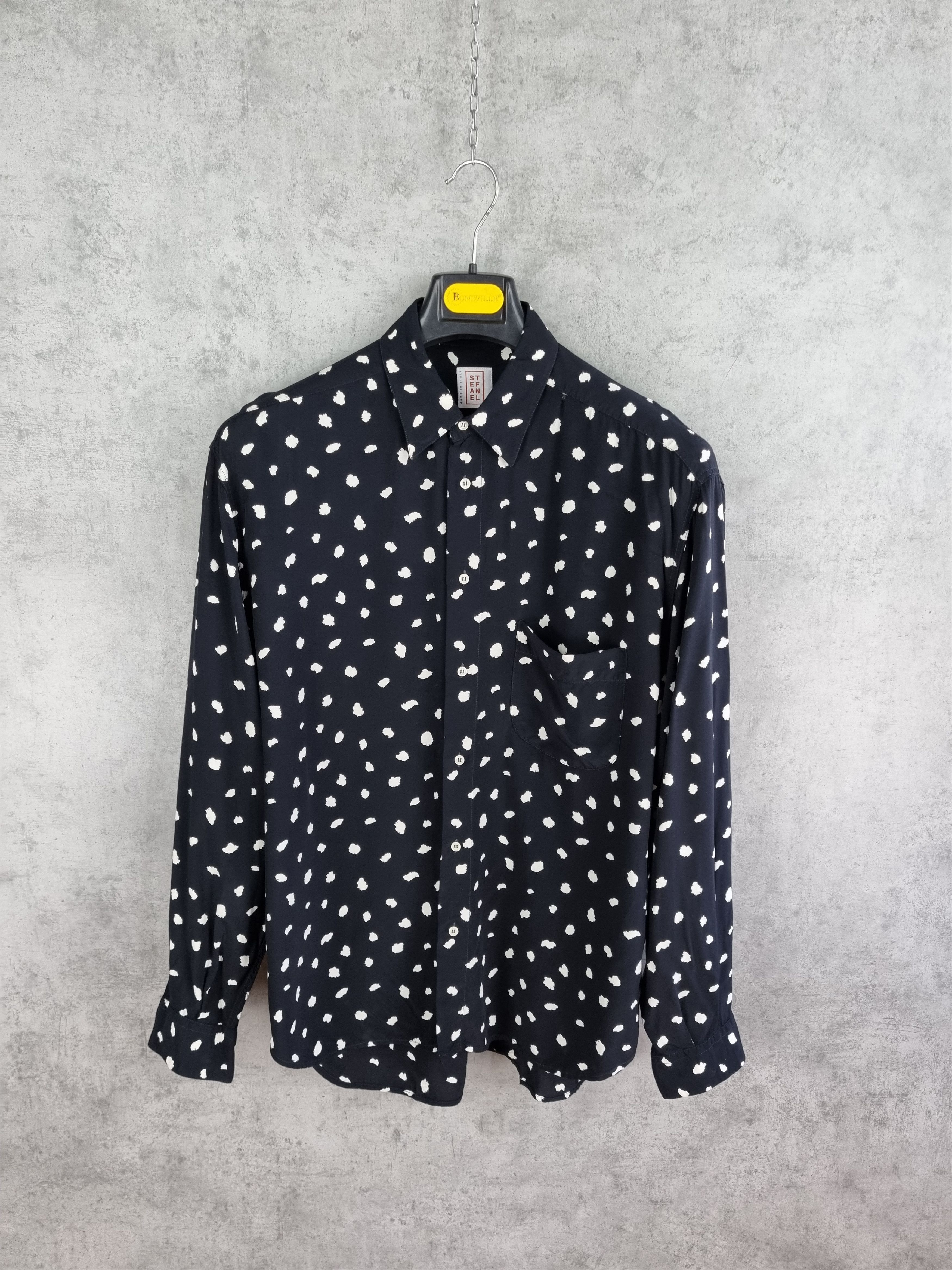 Other Rare STEFANEL Made in Italy Viscose Shirt dot design Size US L / EU 52-54 / 3 - 2 Thumbnail