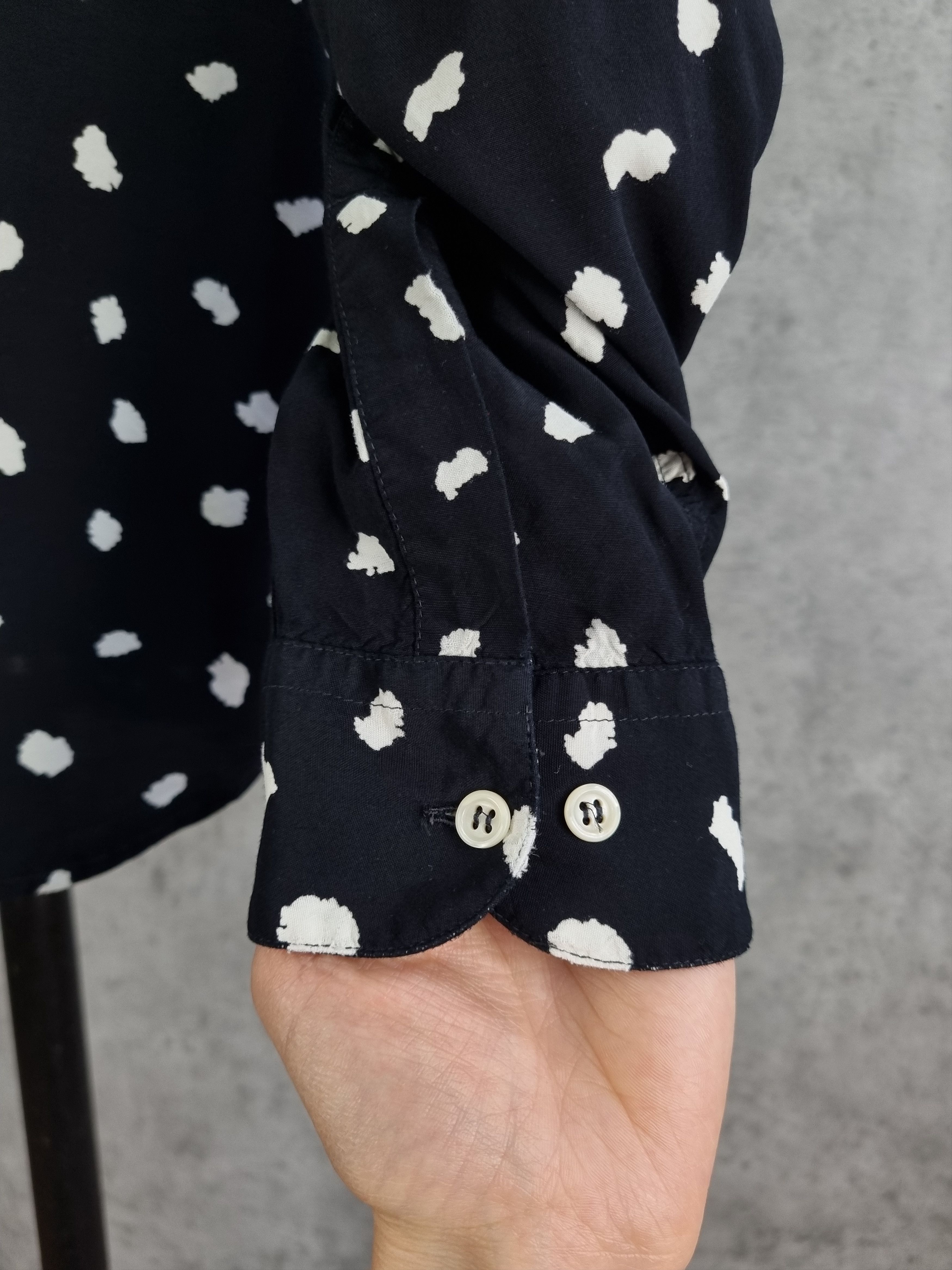 Other Rare STEFANEL Made in Italy Viscose Shirt dot design Size US L / EU 52-54 / 3 - 13 Thumbnail