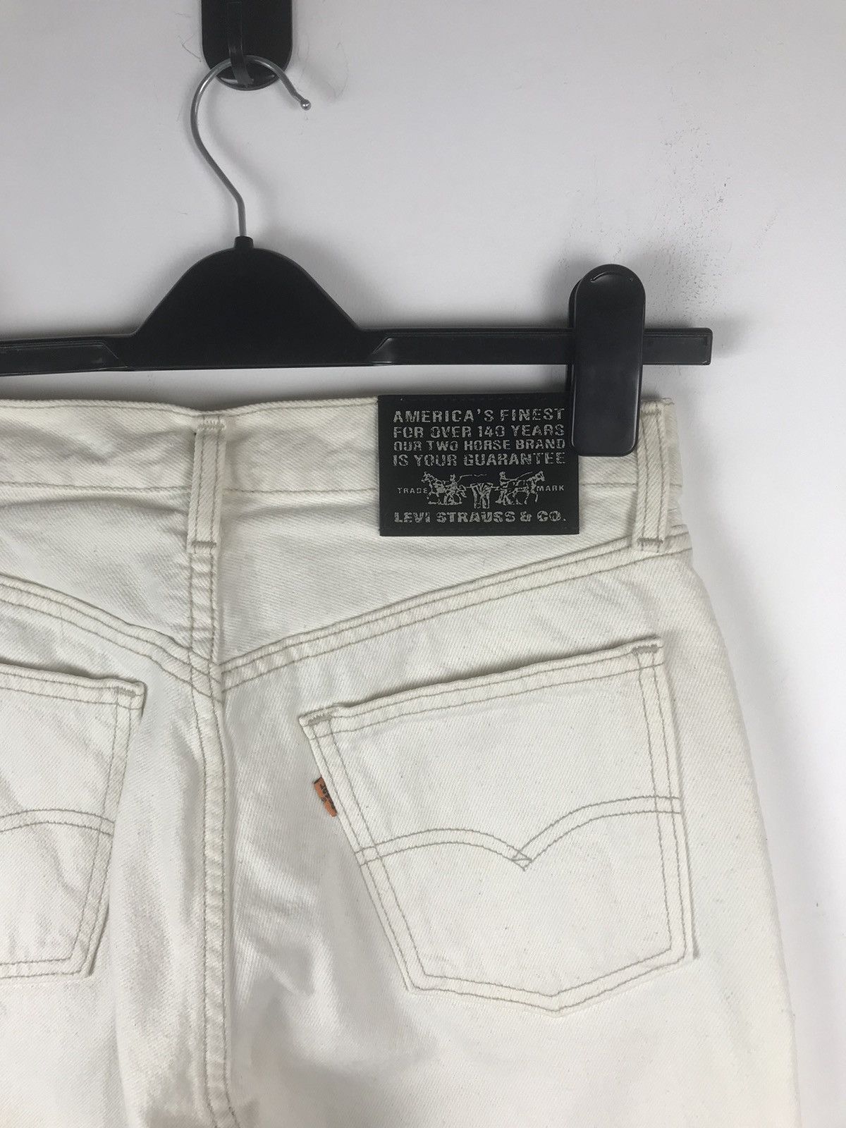 Levi's Vintage Levi’s Denim Orange Tab Jeans 90s Size US 30 / EU 46 - 3 Thumbnail