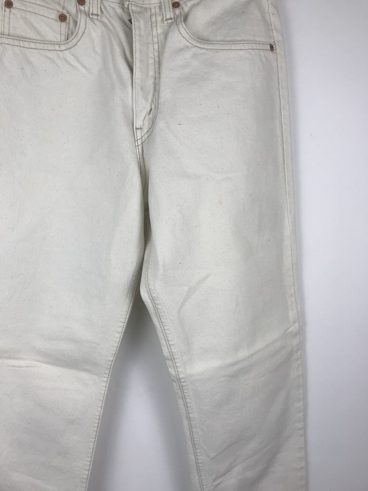 Levi's Vintage Levi’s Denim Orange Tab Jeans 90s Size US 30 / EU 46 - 4 Thumbnail