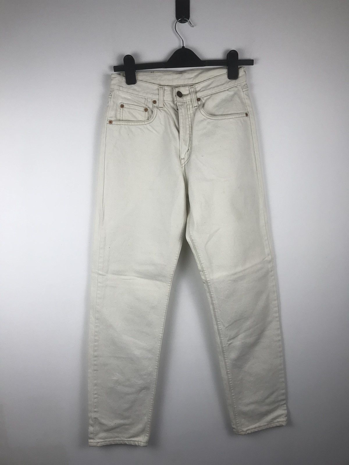 Levi's Vintage Levi’s Denim Orange Tab Jeans 90s Size US 30 / EU 46 - 2 Thumbnail