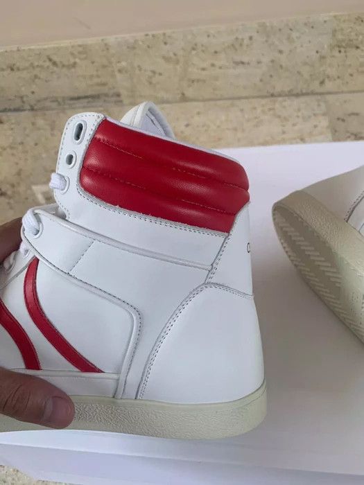 Celine Mid Lace Up Sneaker in Red & White Size US 8 / EU 41 - 9 Thumbnail