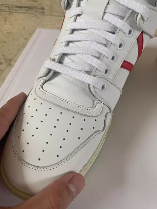 Celine Mid Lace Up Sneaker in Red & White Size US 8 / EU 41 - 7 Thumbnail