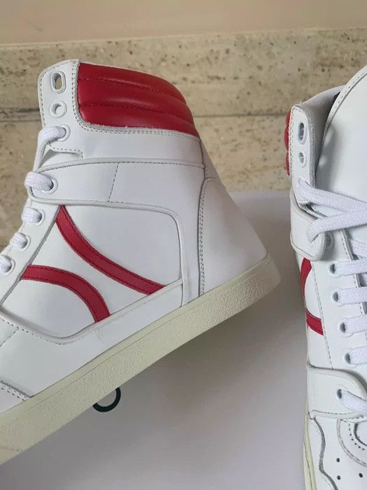 Celine Mid Lace Up Sneaker in Red & White Size US 8 / EU 41 - 6 Thumbnail