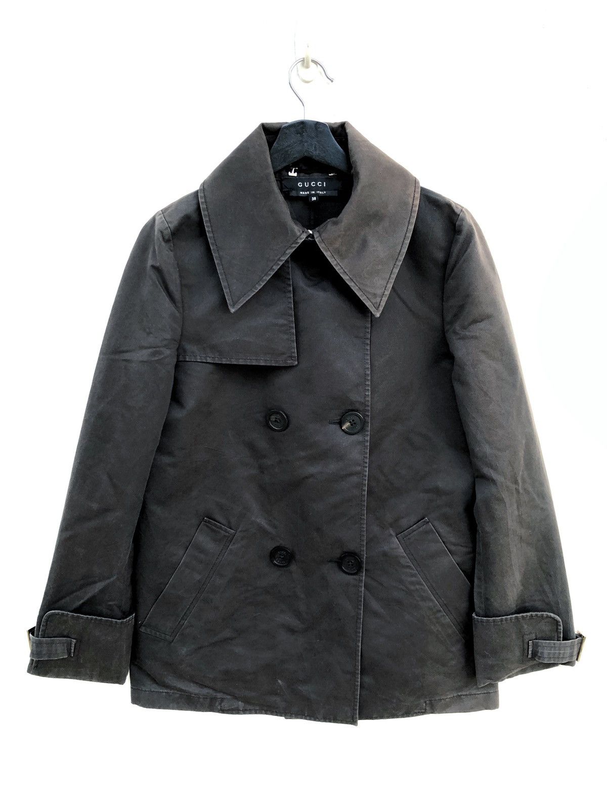 Gucci Gucci Black Distressed Jacket Size US S / EU 44-46 / 1 - 1 Thumbnail