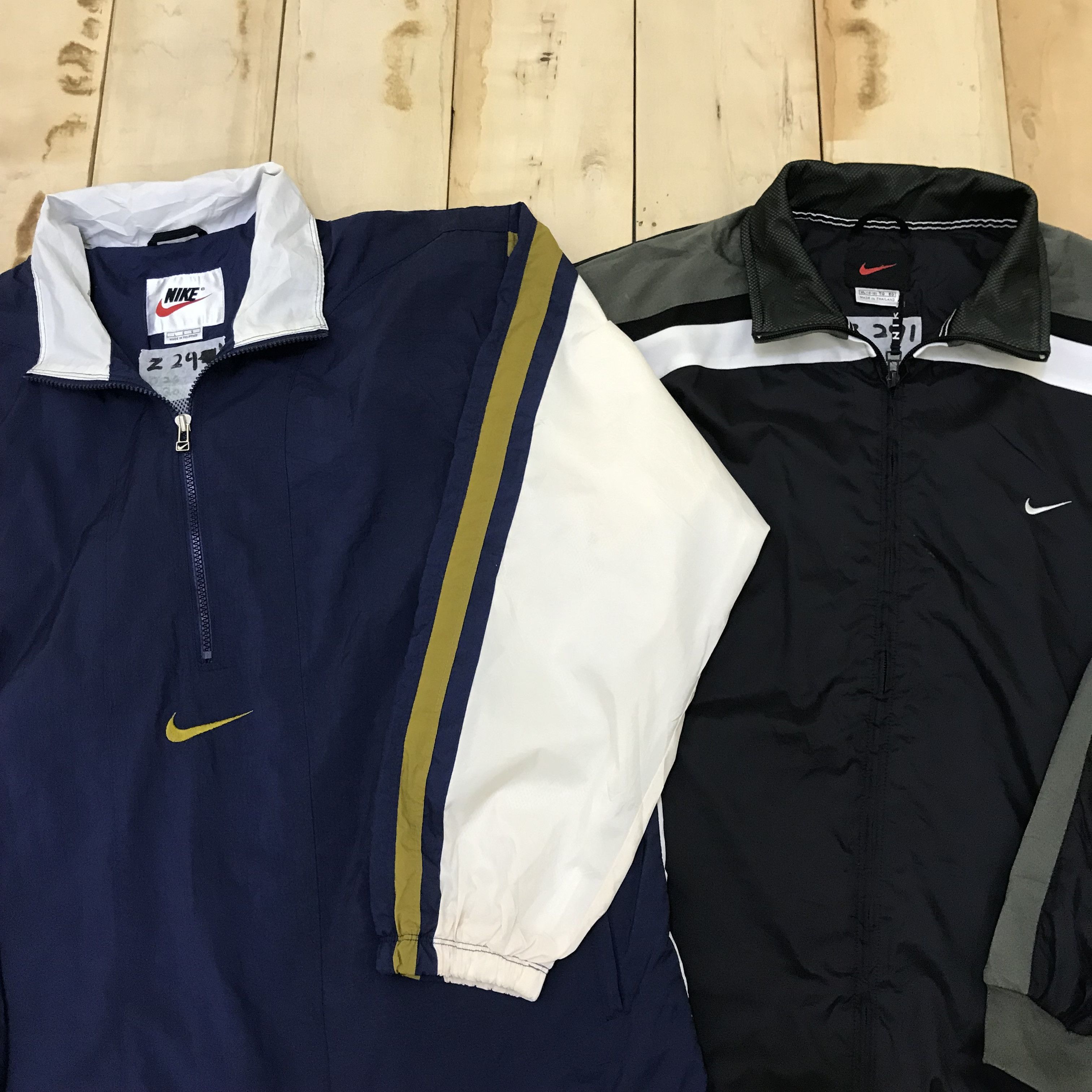 Vintage Z291 LOT 2 VTG 90s NIKE WINDBREAKER JACKET SPECIAL OFFER! Size US XL / EU 56 / 4 - 2 Thumbnail