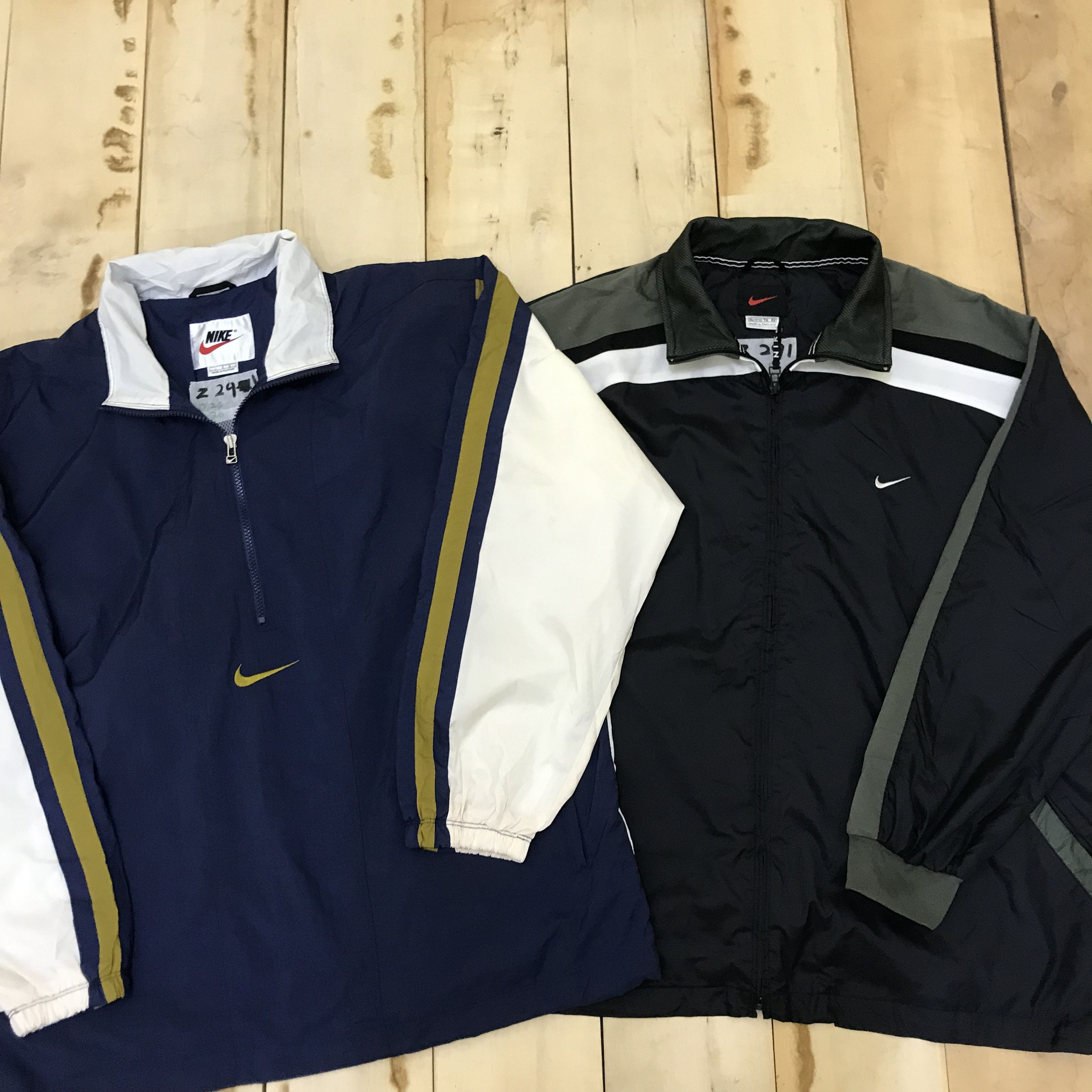 Vintage Z291 LOT 2 VTG 90s NIKE WINDBREAKER JACKET SPECIAL OFFER! Size US XL / EU 56 / 4 - 1 Thumbnail