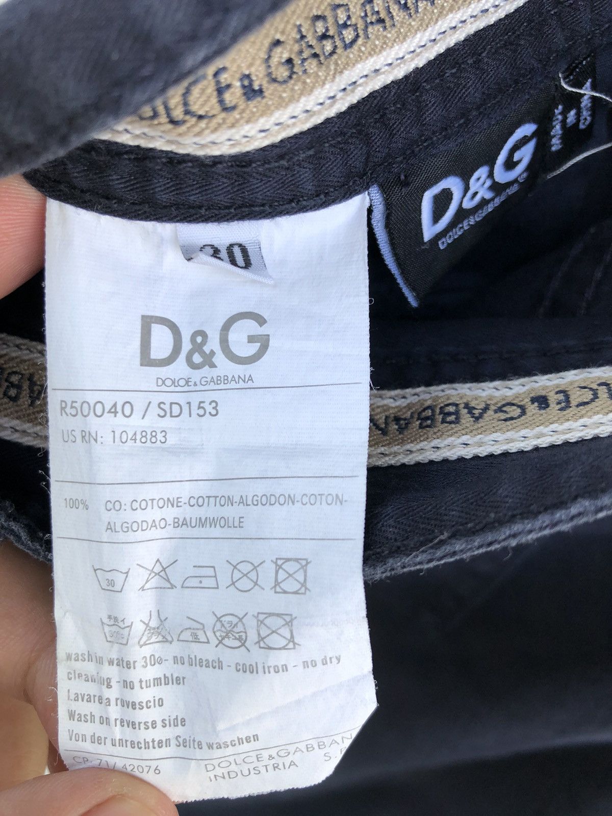 Dolce & Gabbana Authentic Dolce & Gabbana Zipper Pants Size US 30 / EU 46 - 9 Thumbnail
