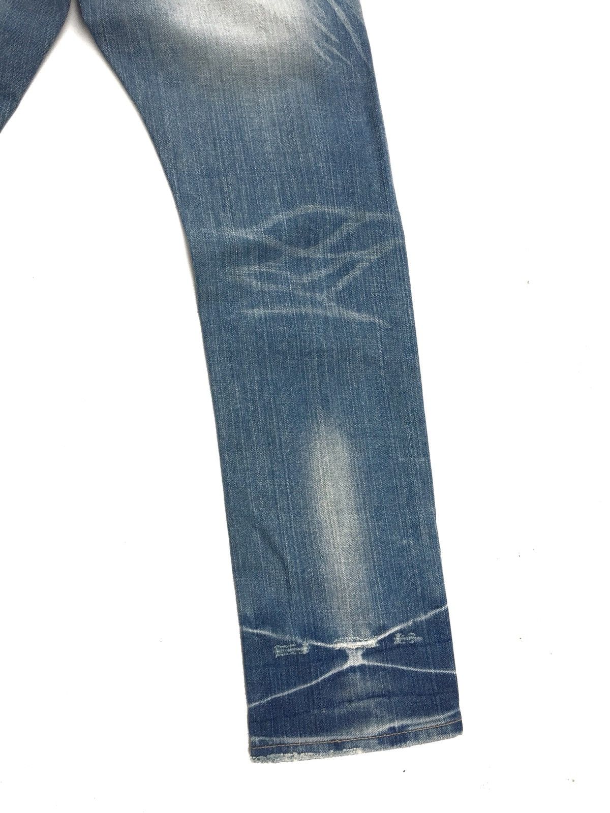 Devilock × Hysteric Glamour Devilock Distressed Destroy Ripped Jeans Nirvana Grunge Size US 32 / EU 48 - 11 Thumbnail