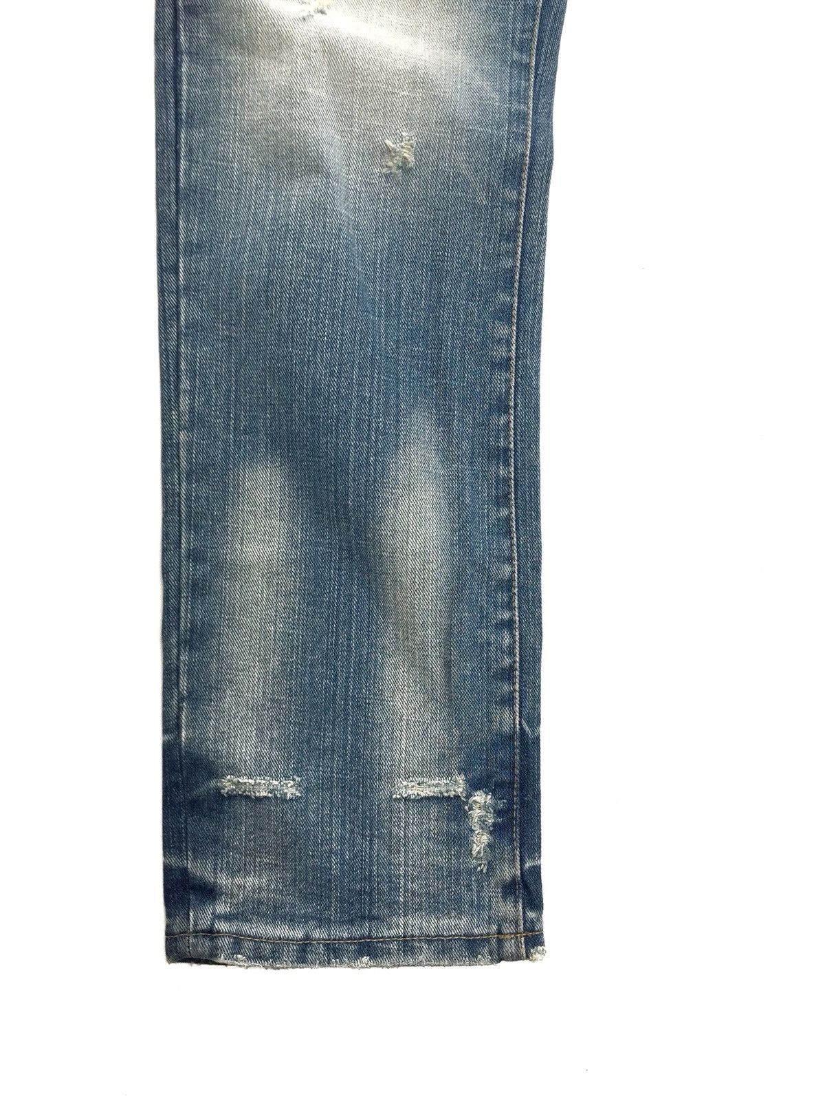 Devilock × Hysteric Glamour Devilock Distressed Destroy Ripped Jeans Nirvana Grunge Size US 32 / EU 48 - 12 Thumbnail