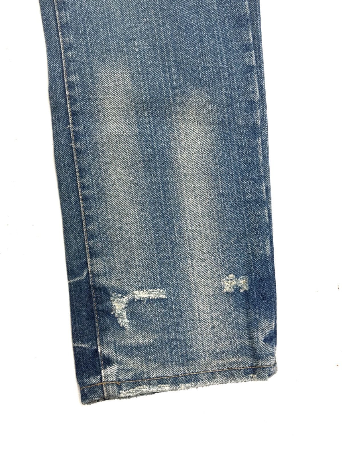 Devilock × Hysteric Glamour Devilock Distressed Destroy Ripped Jeans Nirvana Grunge Size US 32 / EU 48 - 7 Thumbnail