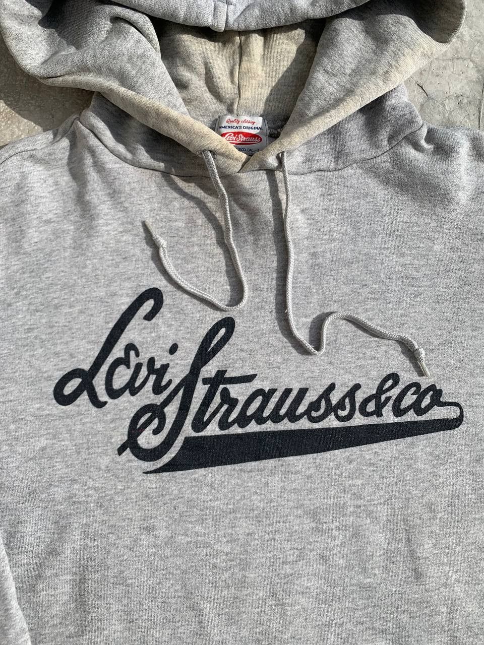 Levi's Vintage Levis Strauss Spellout Logo Hoodie Size US L / EU 52-54 / 3 - 3 Thumbnail