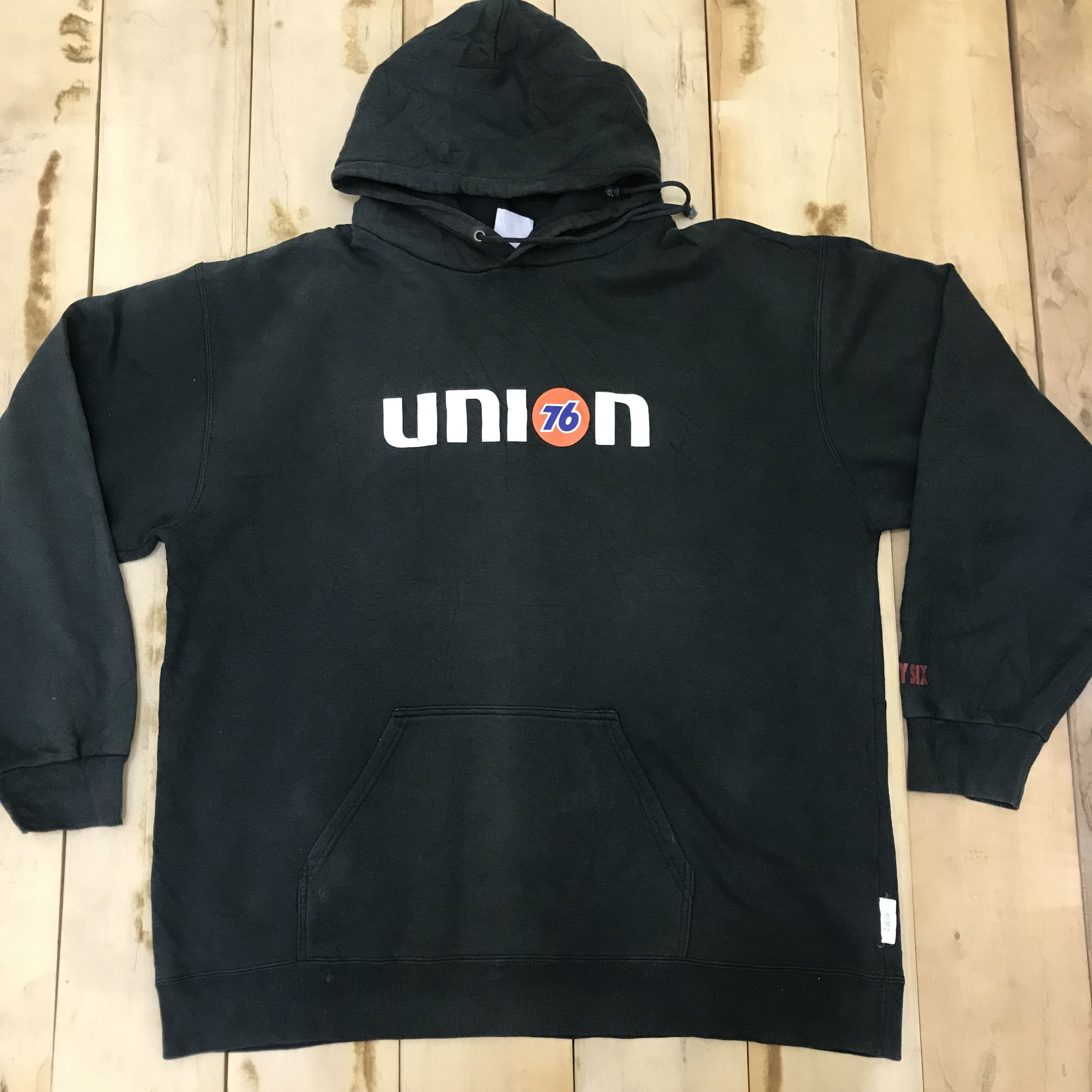 Union LA Z294 SUN FADED! 76 LUBRICANTS UNION POEM HOODIE JACKET Size US XL / EU 56 / 4 - 1 Thumbnail
