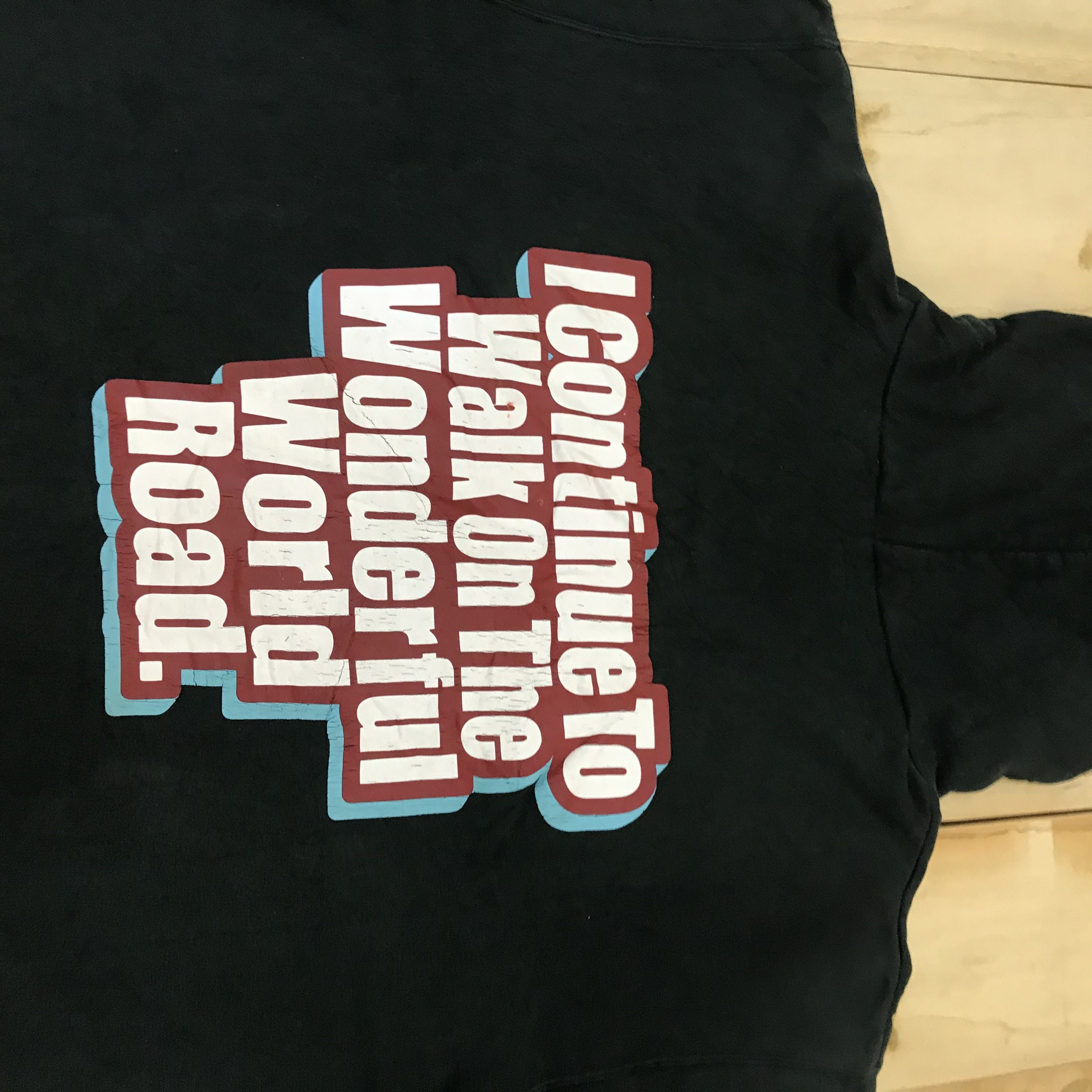 Union LA Z294 SUN FADED! 76 LUBRICANTS UNION POEM HOODIE JACKET Size US XL / EU 56 / 4 - 3 Thumbnail