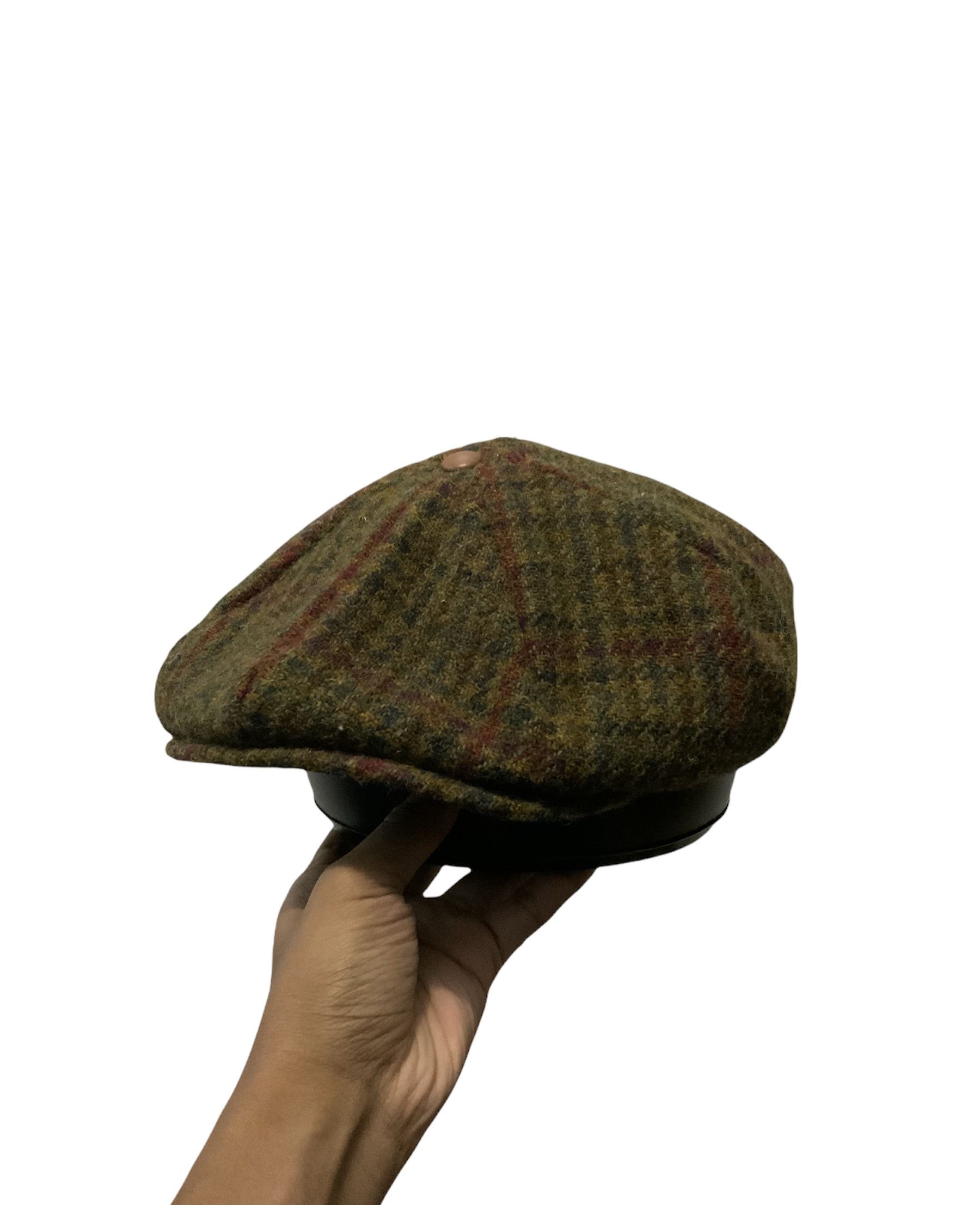 image of Harris Tweed Peaky Blinders Streetwear Newsboy Cap/hat in Brown, Men's