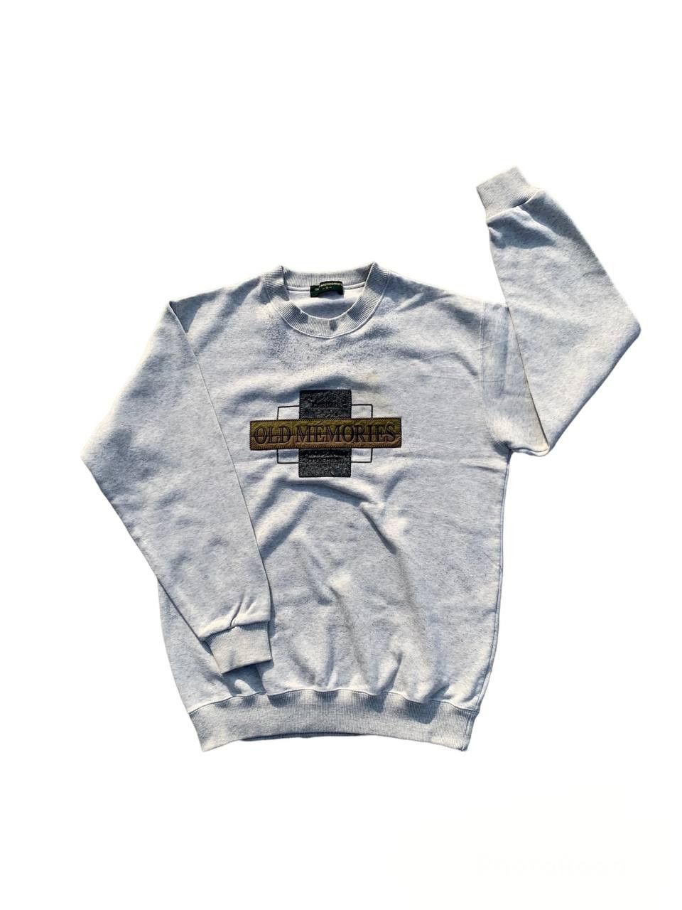 Japanese Brand Vintage Old Memories Spell Out Embroidery Sweatshirt Size US S / EU 44-46 / 1 - 1 Thumbnail
