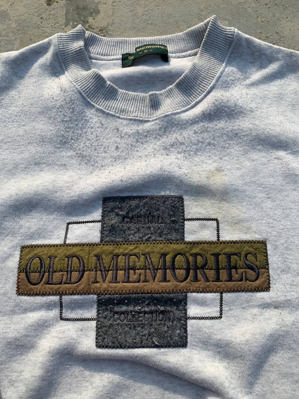 Japanese Brand Vintage Old Memories Spell Out Embroidery Sweatshirt Size US S / EU 44-46 / 1 - 4 Thumbnail