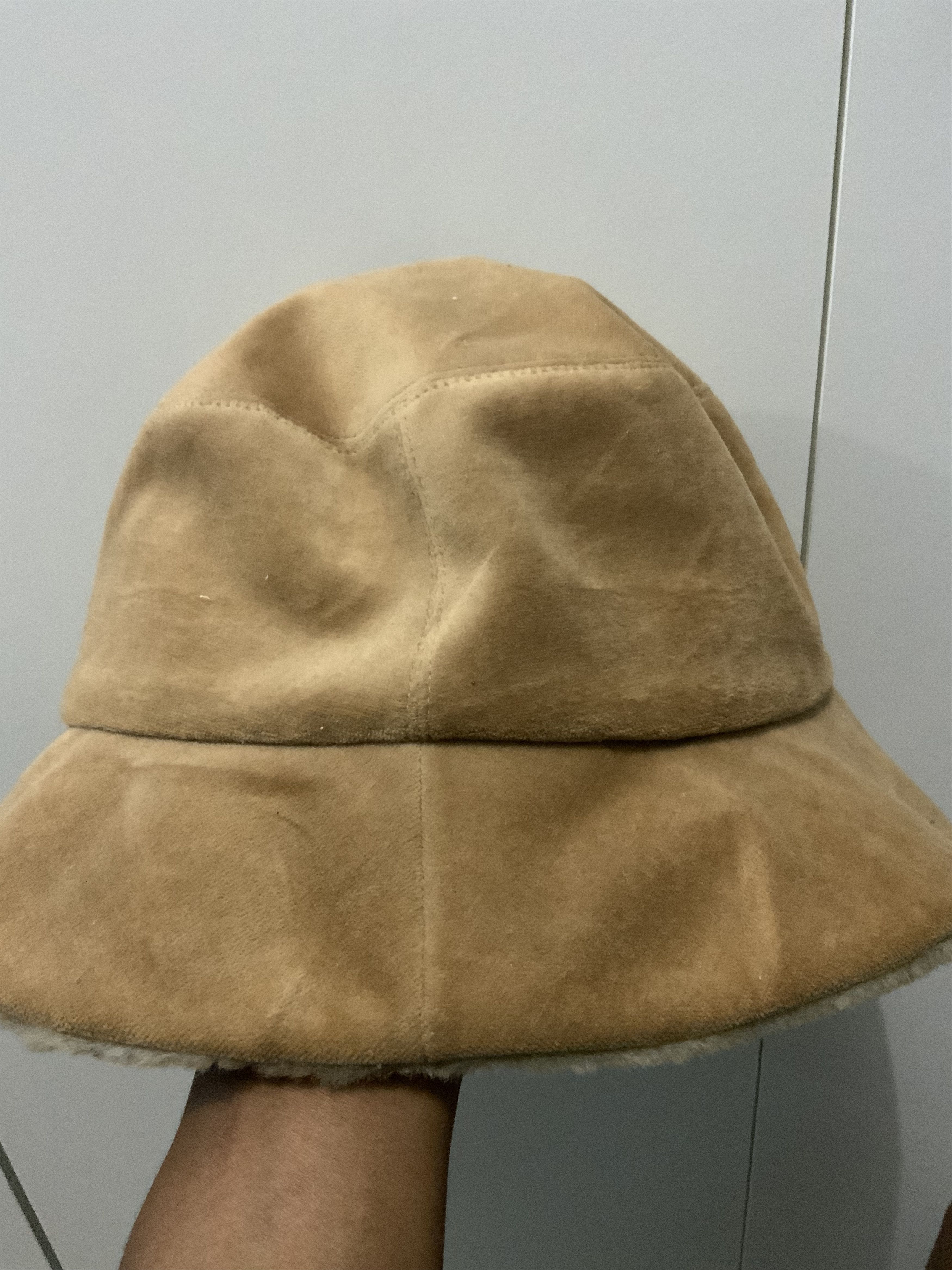 Japanese Brand Vintage Elle Paris Faux Fur Bucket Hat cap Size ONE SIZE - 9 Thumbnail