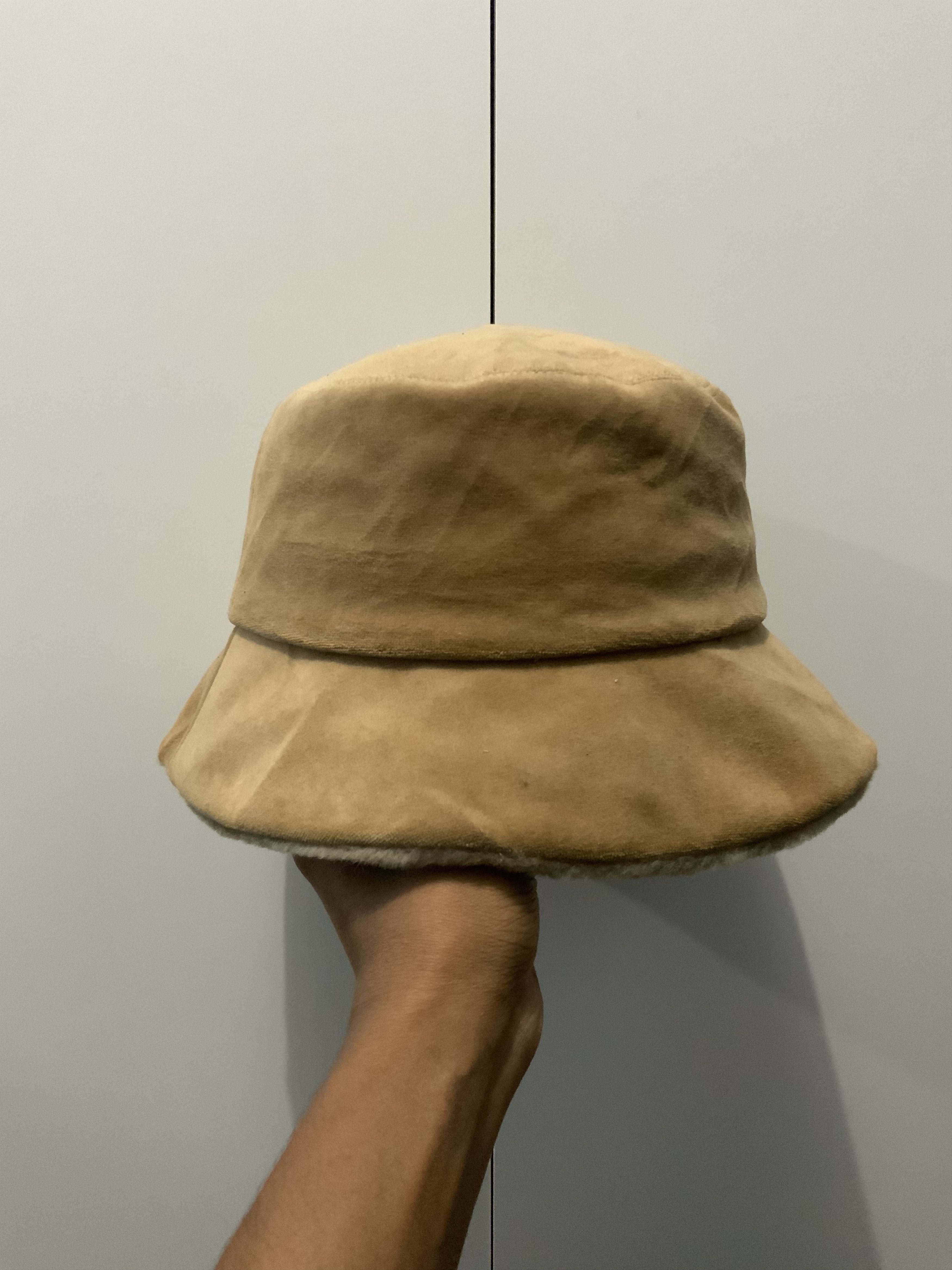 Japanese Brand Vintage Elle Paris Faux Fur Bucket Hat cap Size ONE SIZE - 3 Thumbnail