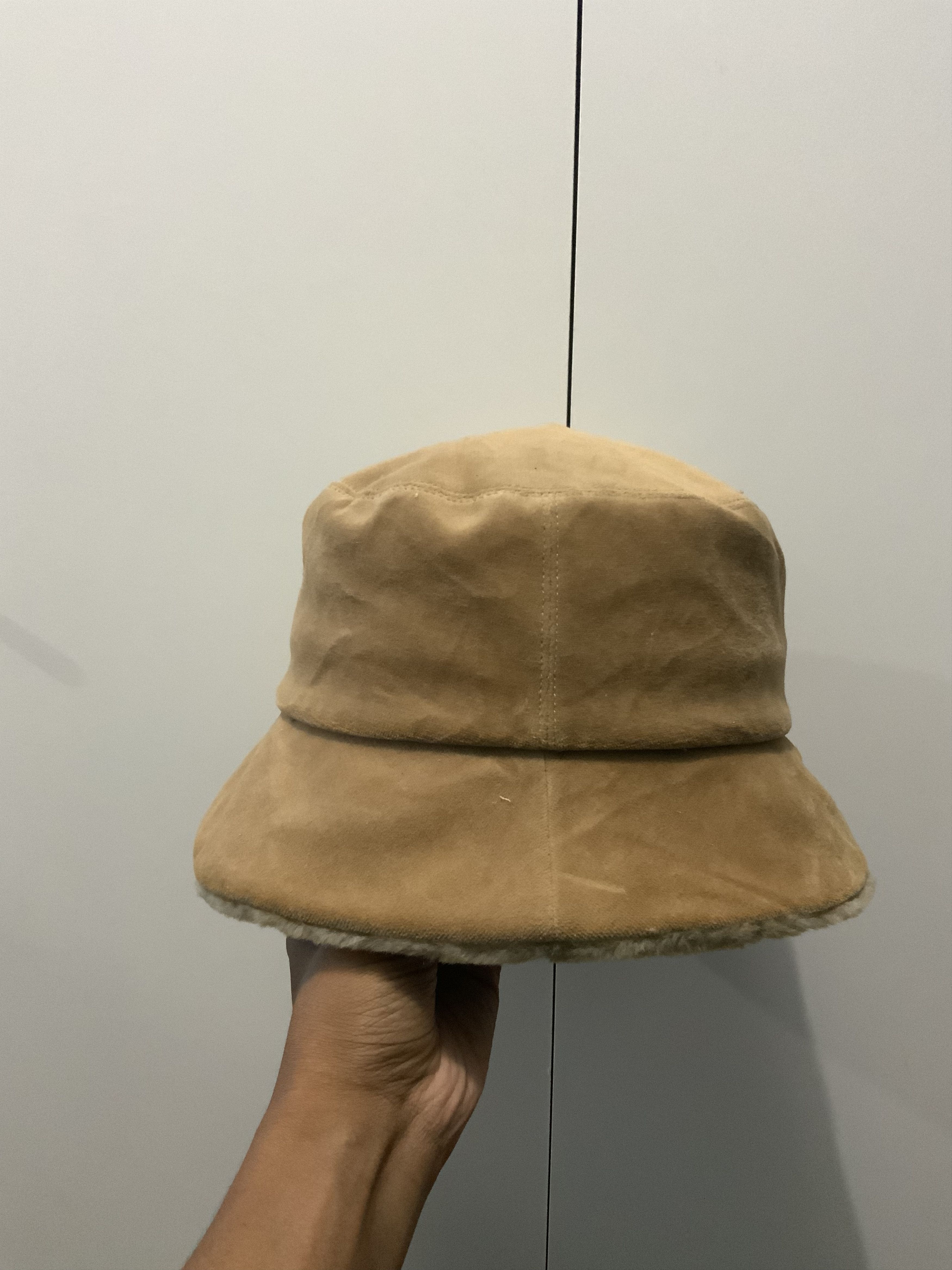 Japanese Brand Vintage Elle Paris Faux Fur Bucket Hat cap Size ONE SIZE - 4 Thumbnail
