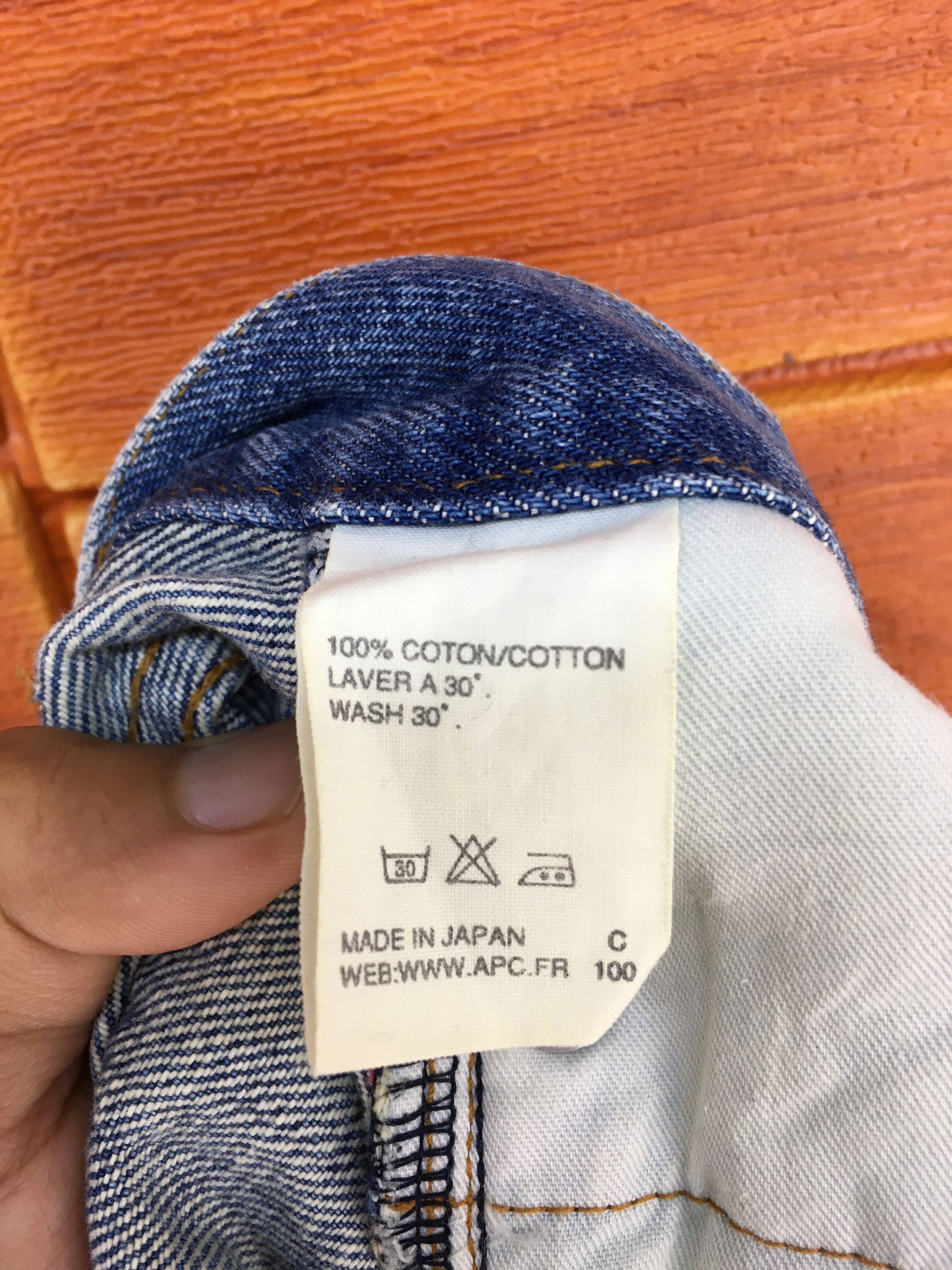 A.P.C. A.P.C Rue De Fluerus Paris Cropped Denim Jeans Size US 29 - 20 Thumbnail
