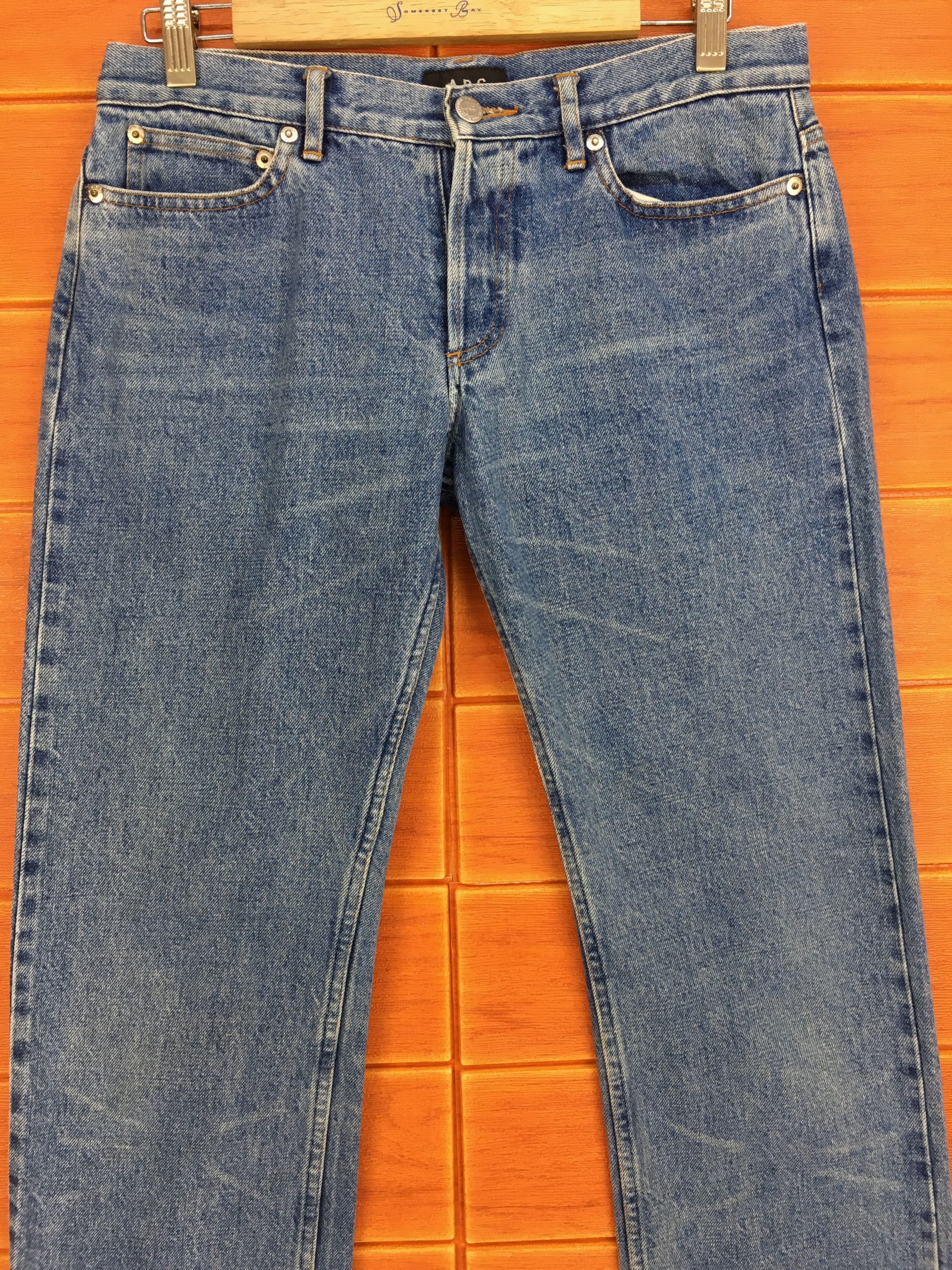 A.P.C. A.P.C Rue De Fluerus Paris Cropped Denim Jeans Size US 29 - 3 Thumbnail