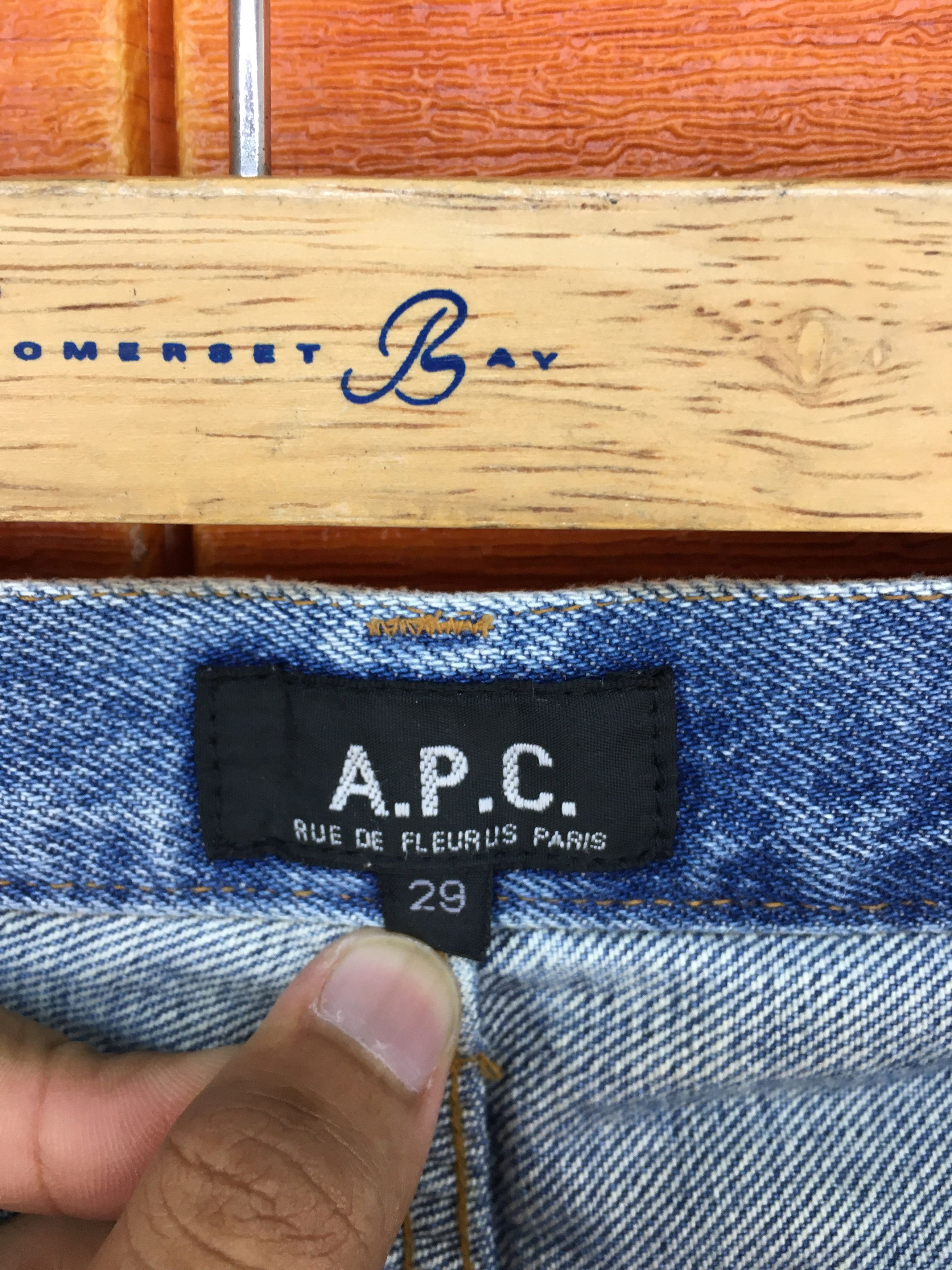 A.P.C. A.P.C Rue De Fluerus Paris Cropped Denim Jeans Size US 29 - 19 Thumbnail