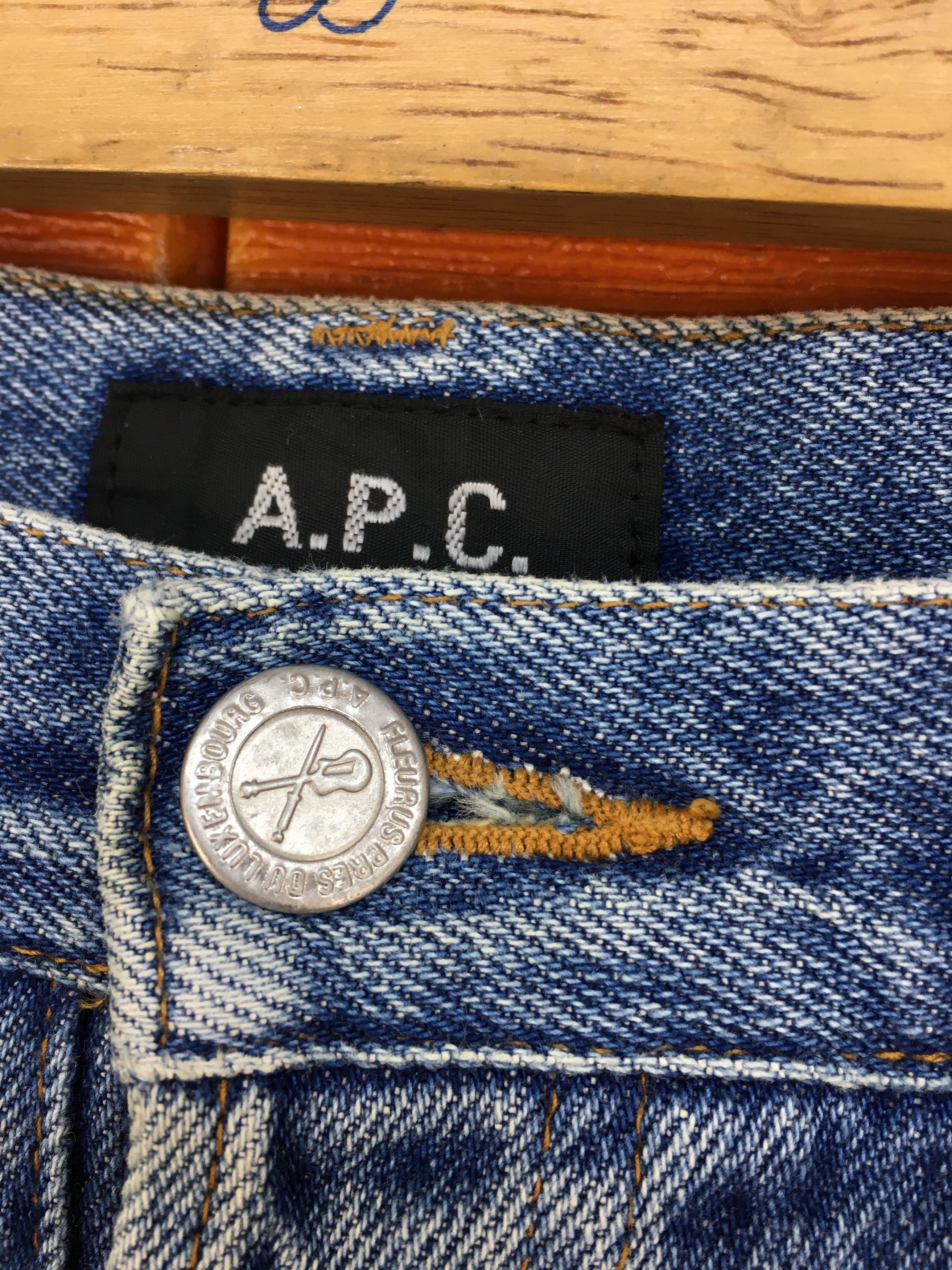 A.P.C. A.P.C Rue De Fluerus Paris Cropped Denim Jeans Size US 29 - 10 Thumbnail