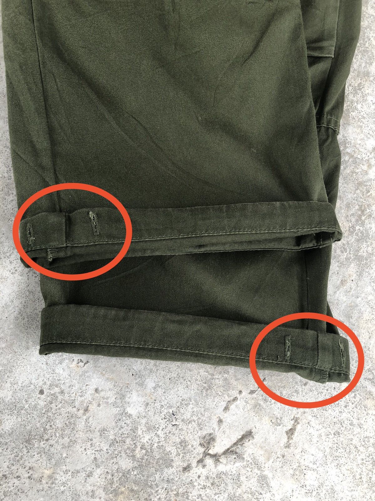 Japanese Brand lucy cargo pants tactical multipocket green Size US 33 - 10 Thumbnail